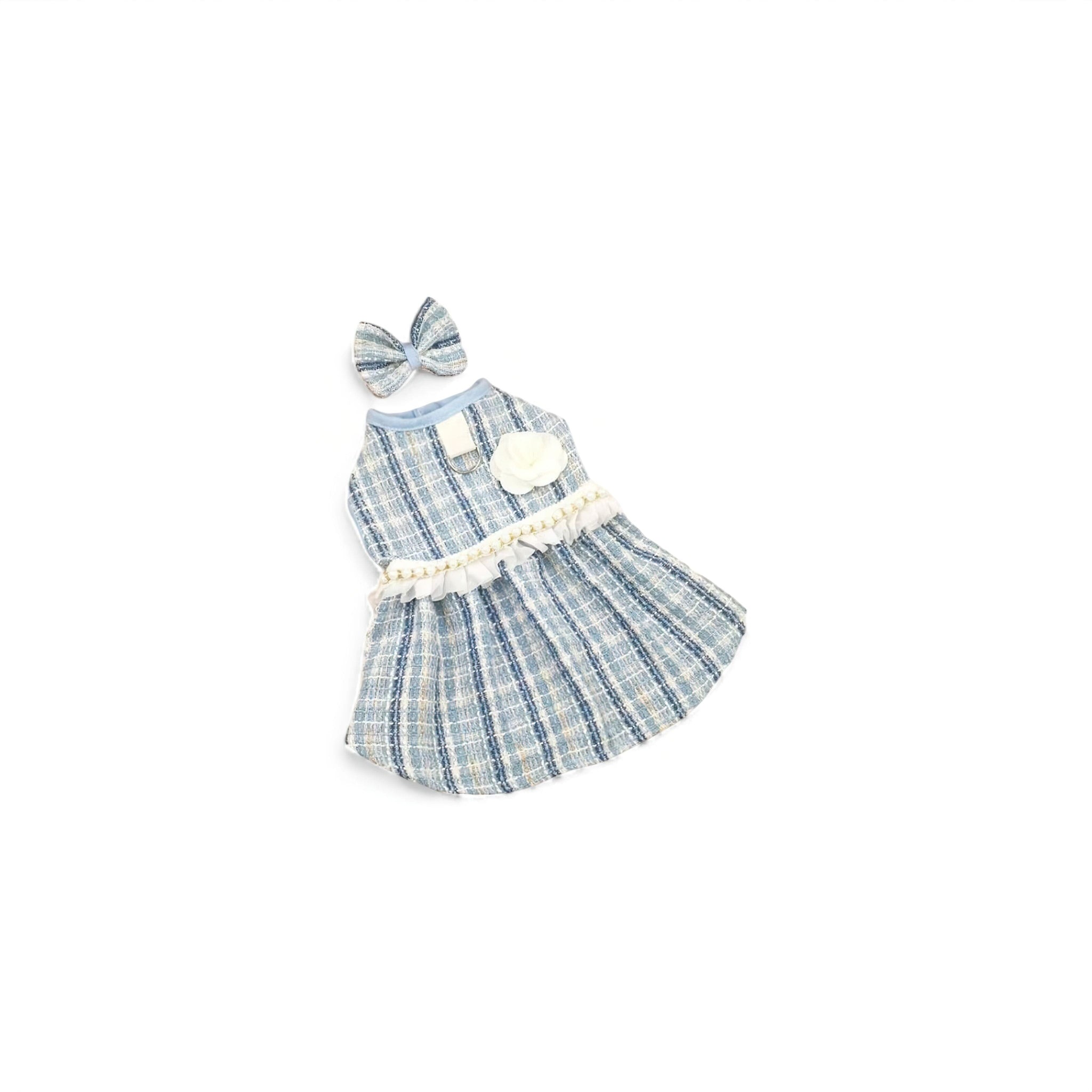 Dainty Pet Dress (JS) Luxe Pet Store | Tiny. Pure. Love. Blue S 