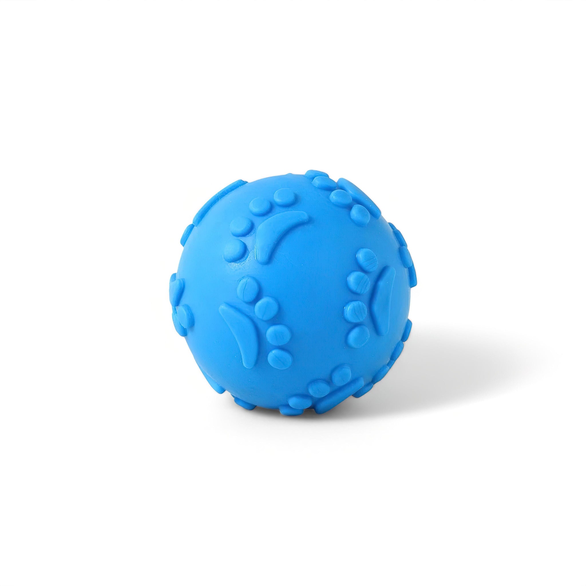 Rubber Ruff Ball (JS) Luxe Pet Store | Tiny. Pure. Love. Blue 