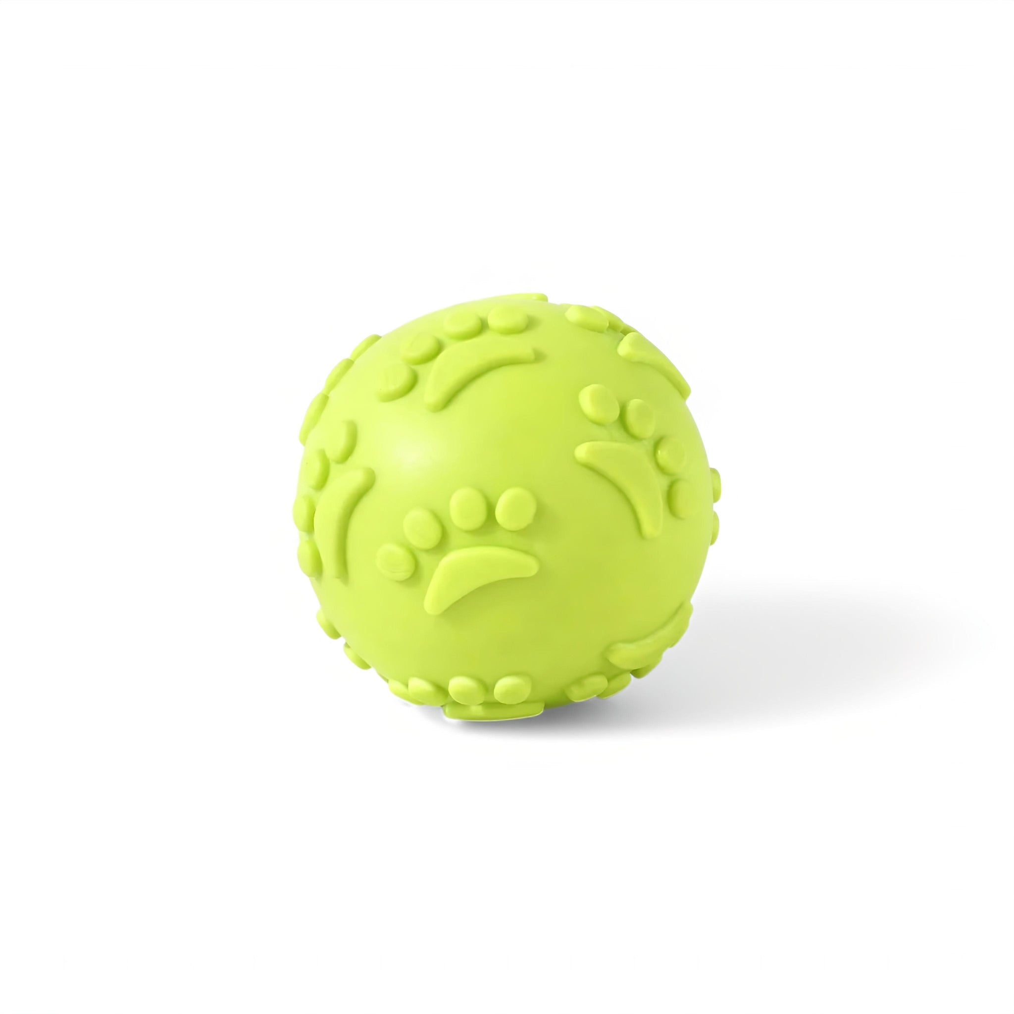 Rubber Ruff Ball (JS) Luxe Pet Store | Tiny. Pure. Love. Green 