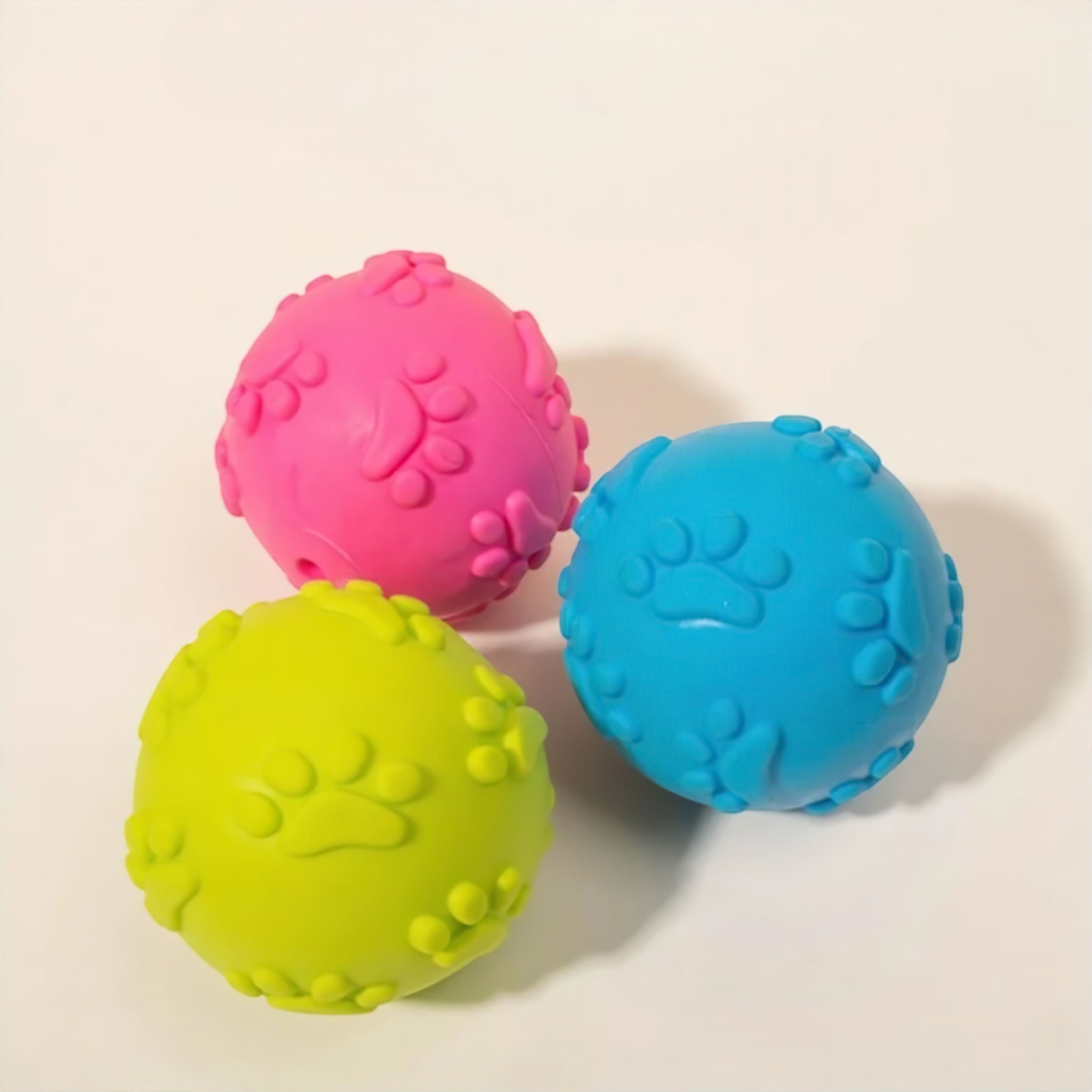 Rubber Ruff Ball (JS) Luxe Pet Store | Tiny. Pure. Love. 