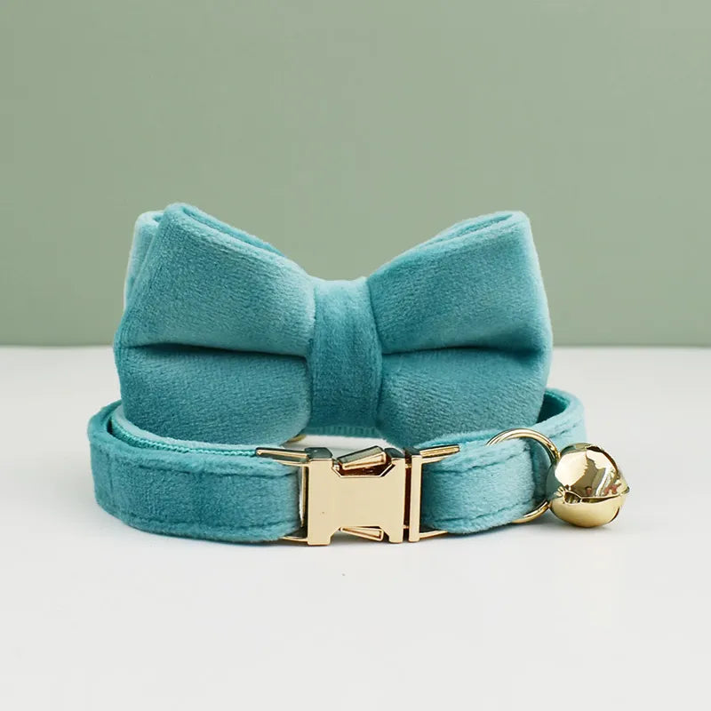 Velvet Cat Collar Collar Luxe Pet Store 3 S 