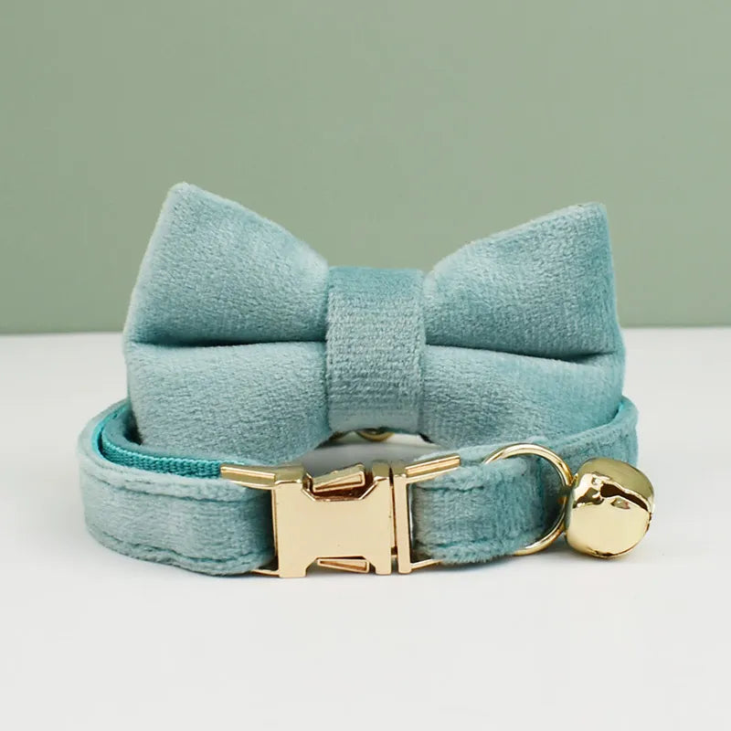 Velvet Cat Collar Collar Luxe Pet Store 1 S 