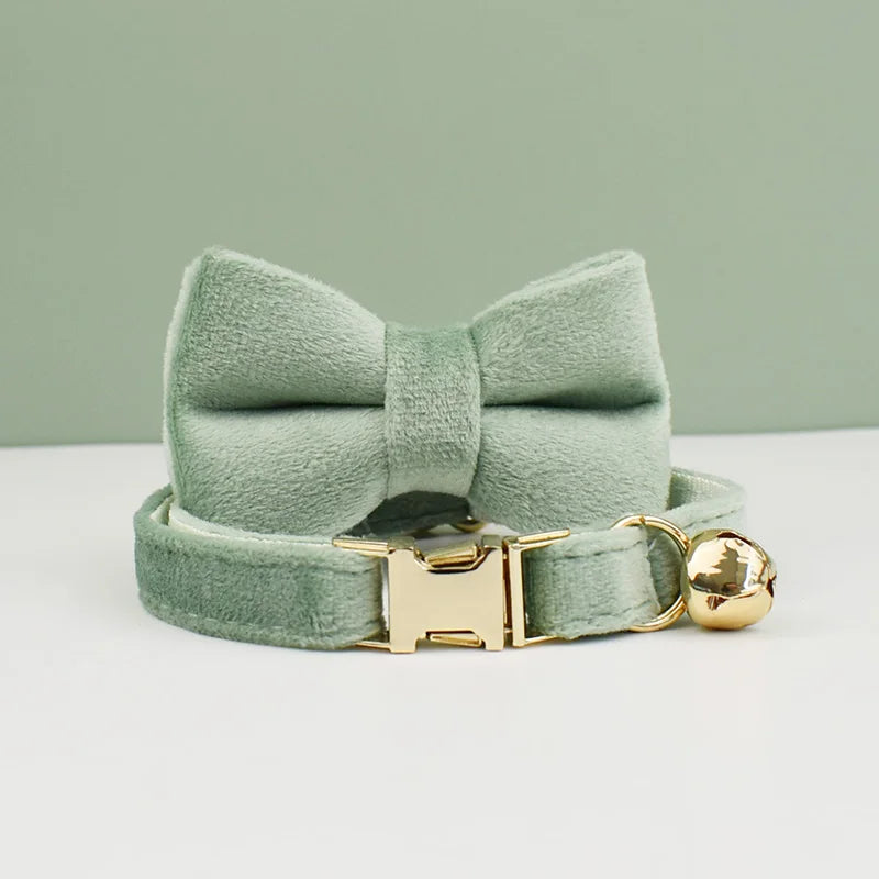 Velvet Cat Collar Collar Luxe Pet Store 4 S 