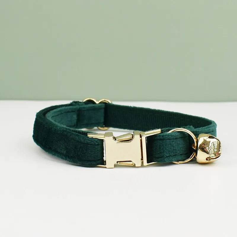 Velvet Cat Collar Collar Luxe Pet Store 