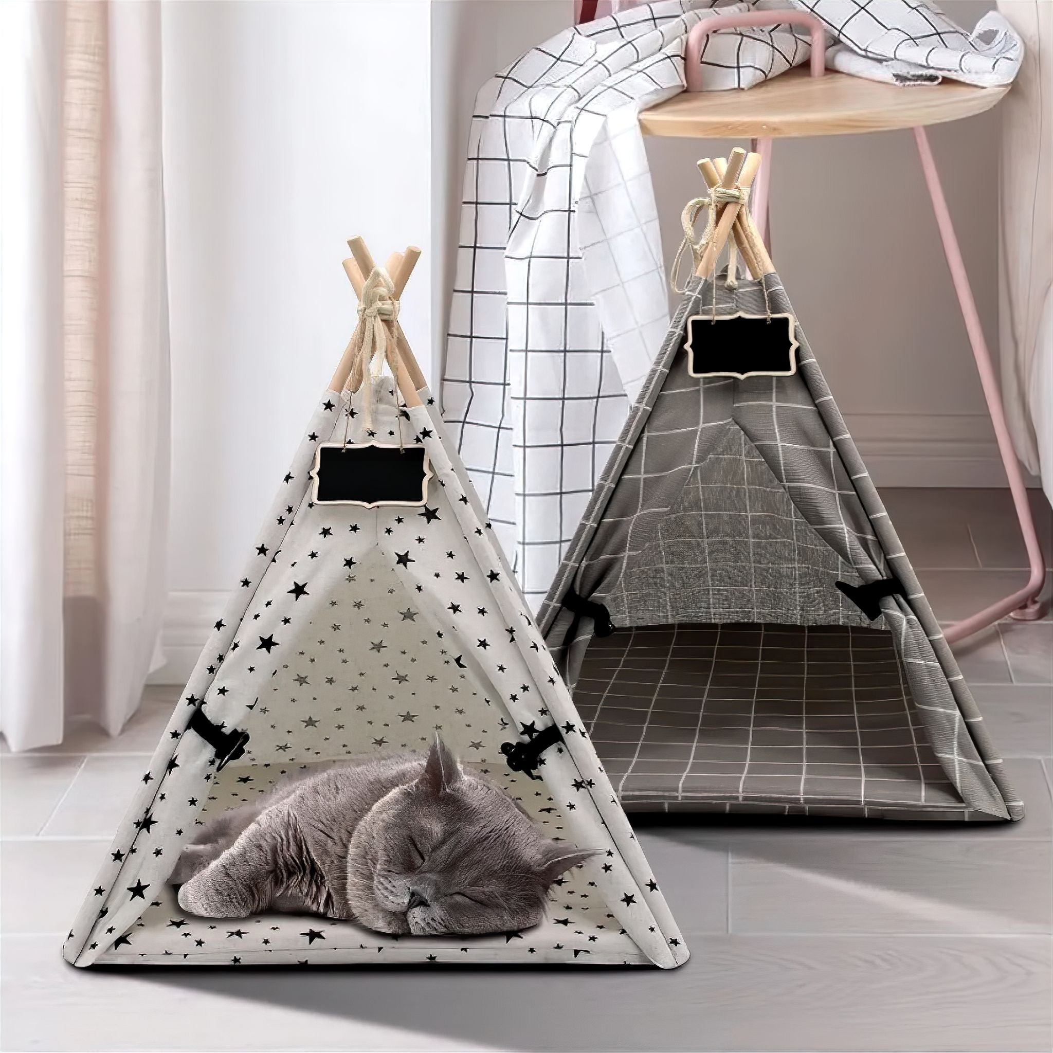 Tabby Tee-Pee Pet House Luxe Pet Store 