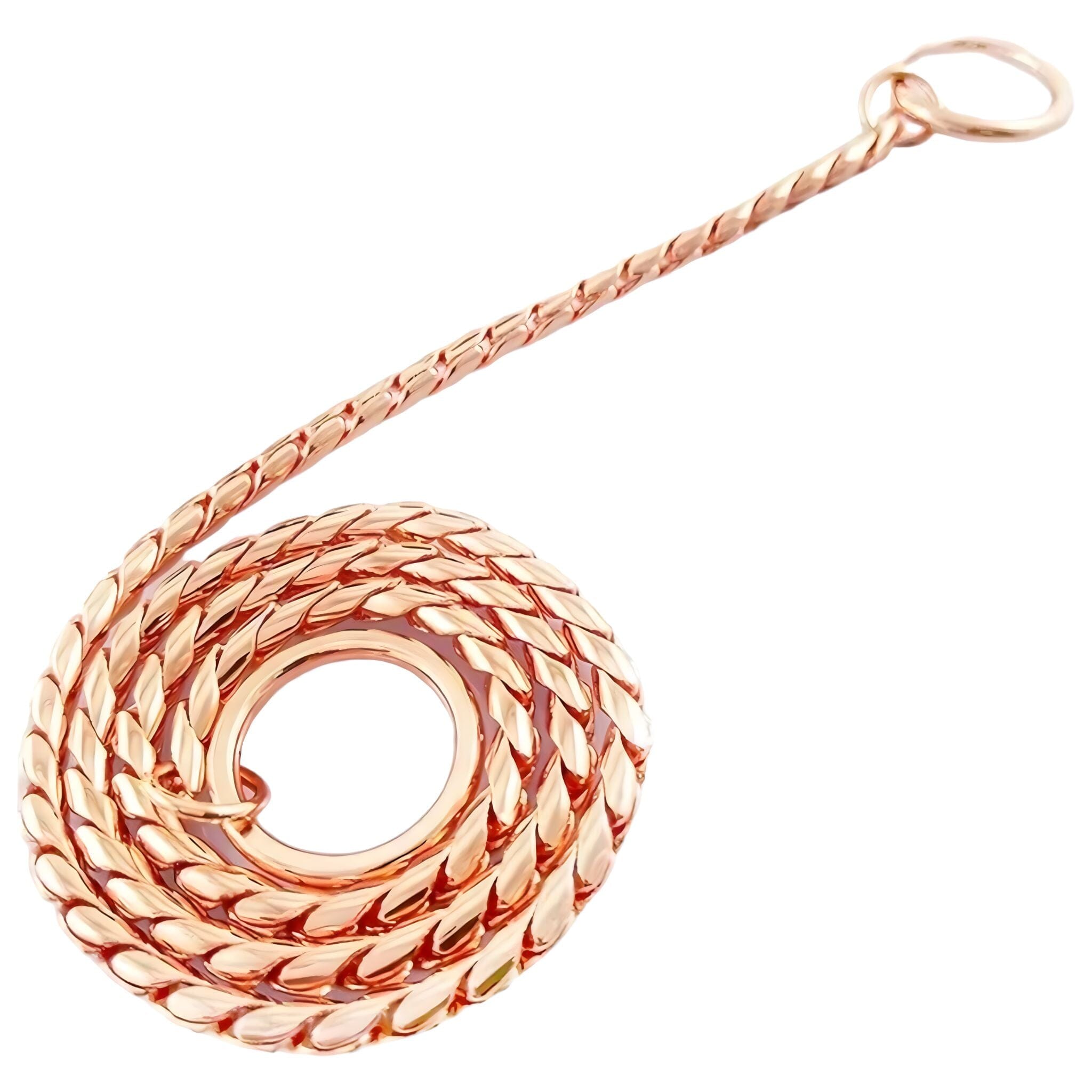 Paw-Chain Chocker Chain Dog Collar USAdrop Rose Gold 14" (35cm) 