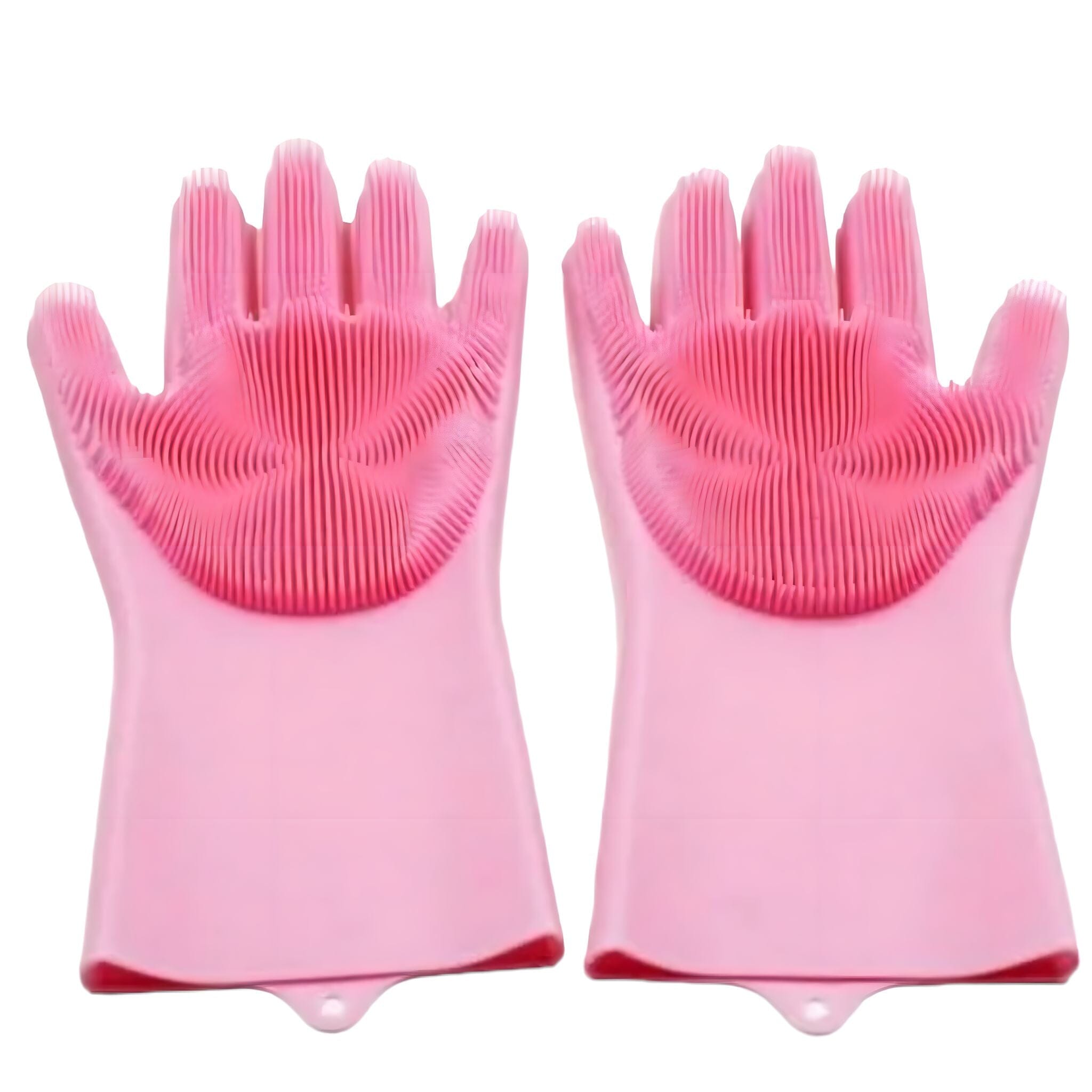 CuddlyClean Pet Bath Mittens Pet Apparel USAdrop Pink 