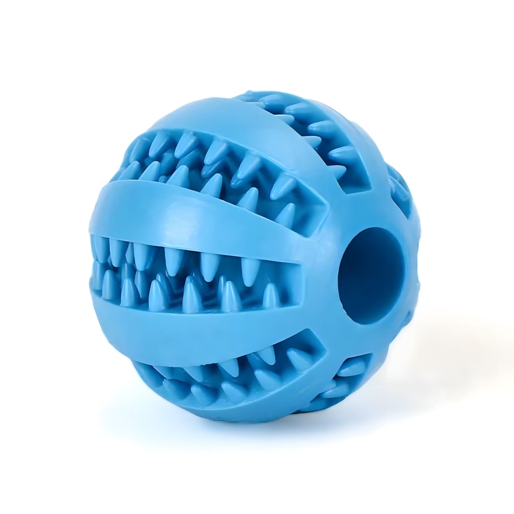 Rubber Chew Ball Dog Toy USAdrop Blue 5cm 