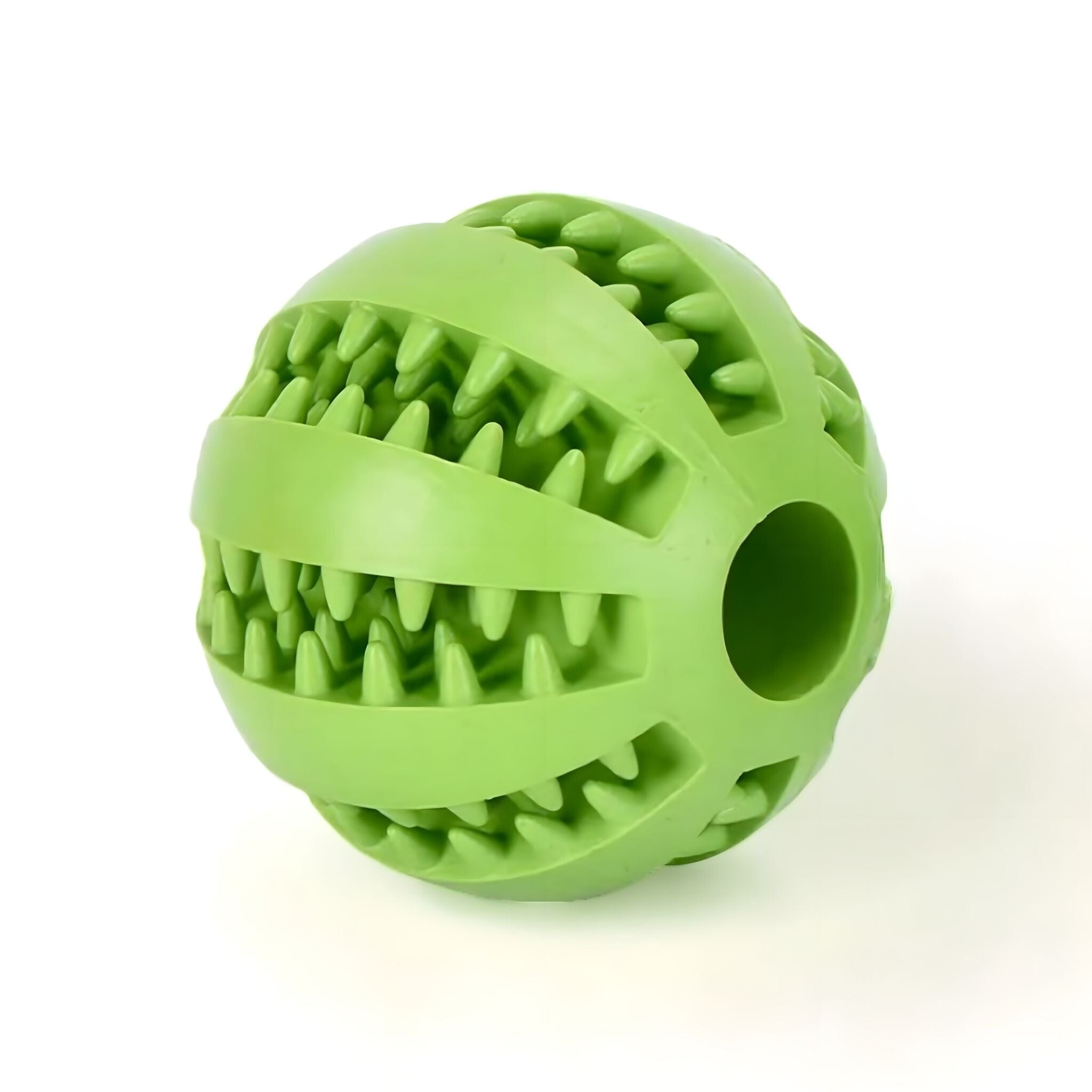 Rubber Chew Ball Dog Toy USAdrop Green 5cm 