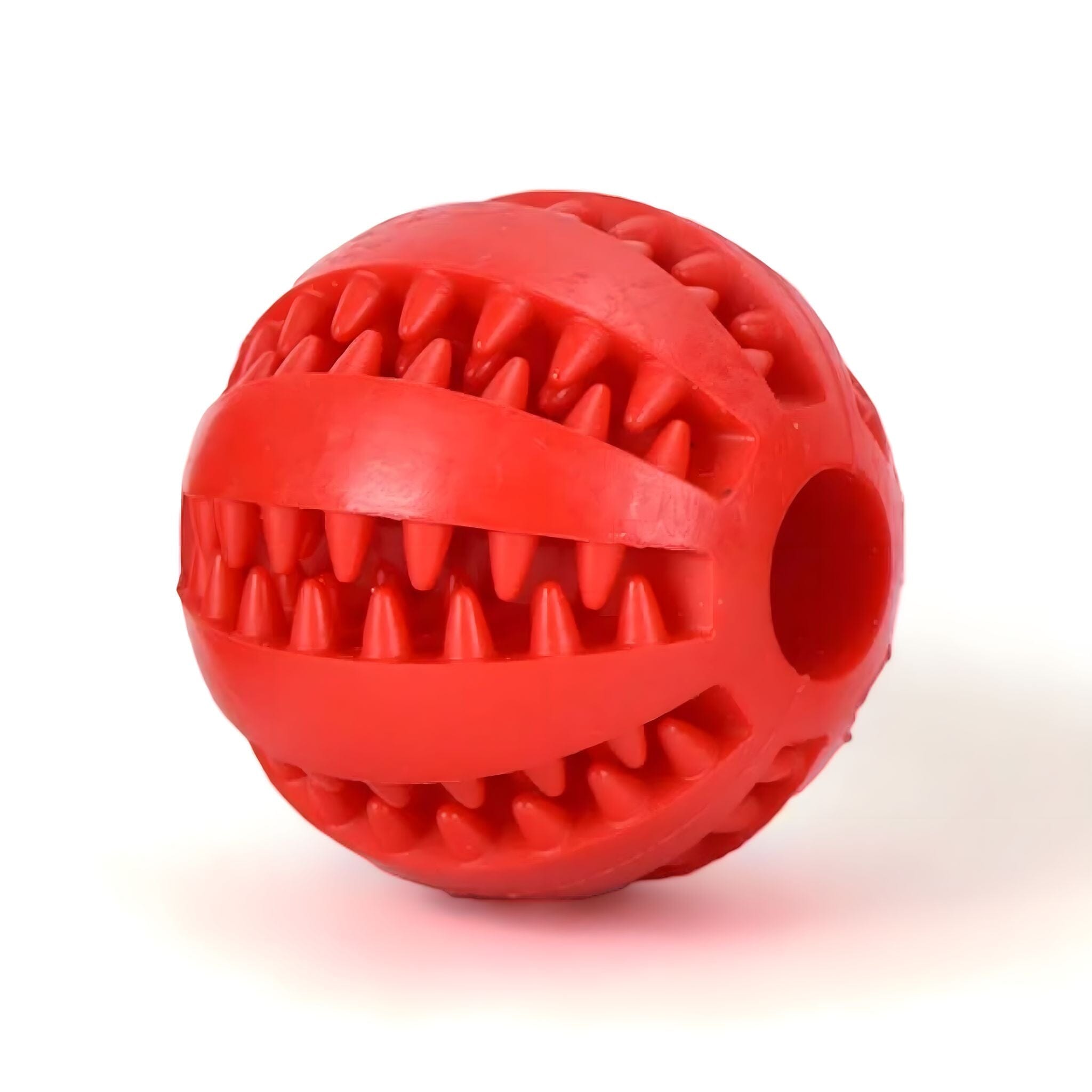 Rubber Chew Ball Dog Toy USAdrop Red 5cm 