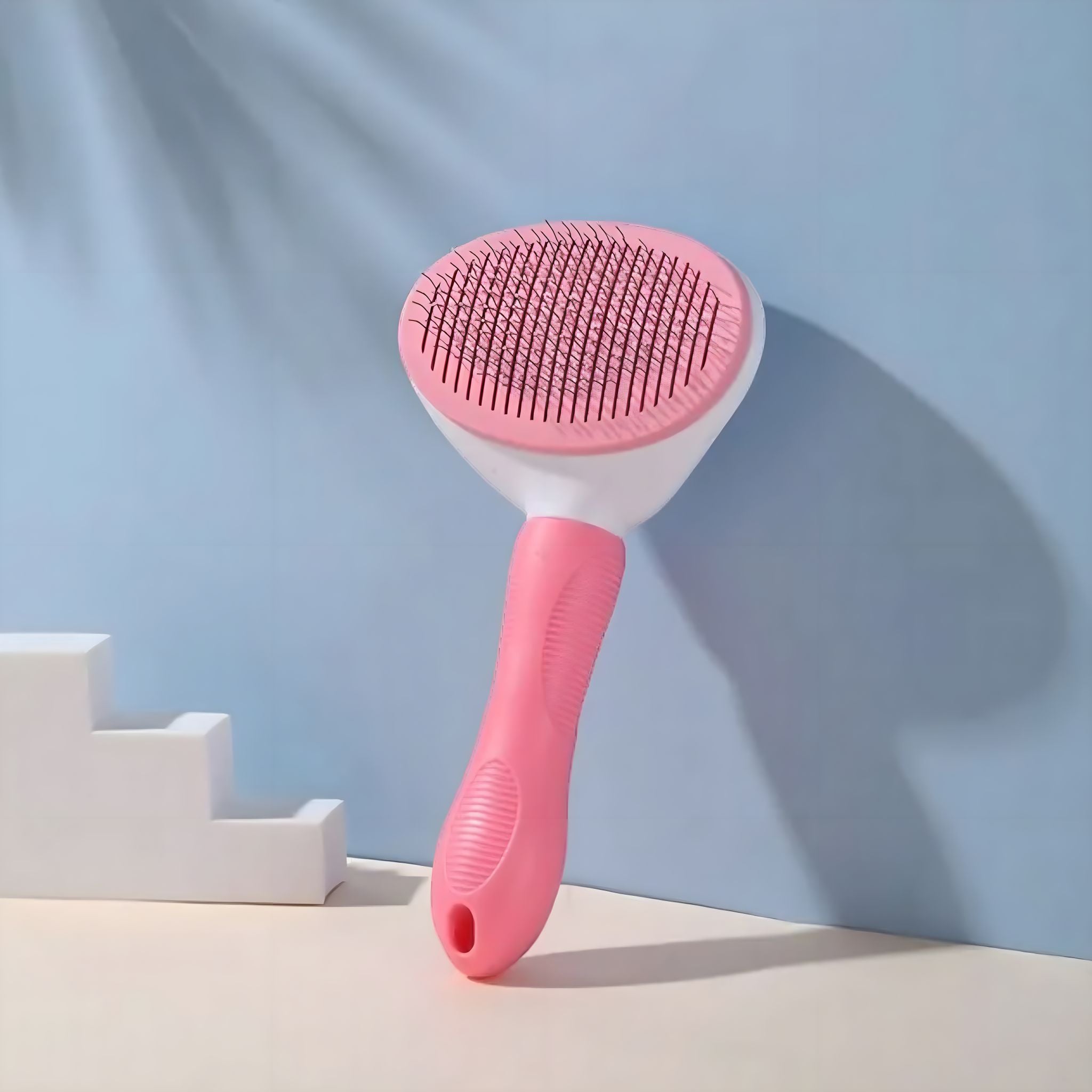 Gleam Groom Pet Comb Bath Brush Luxe Pet Store Pink 