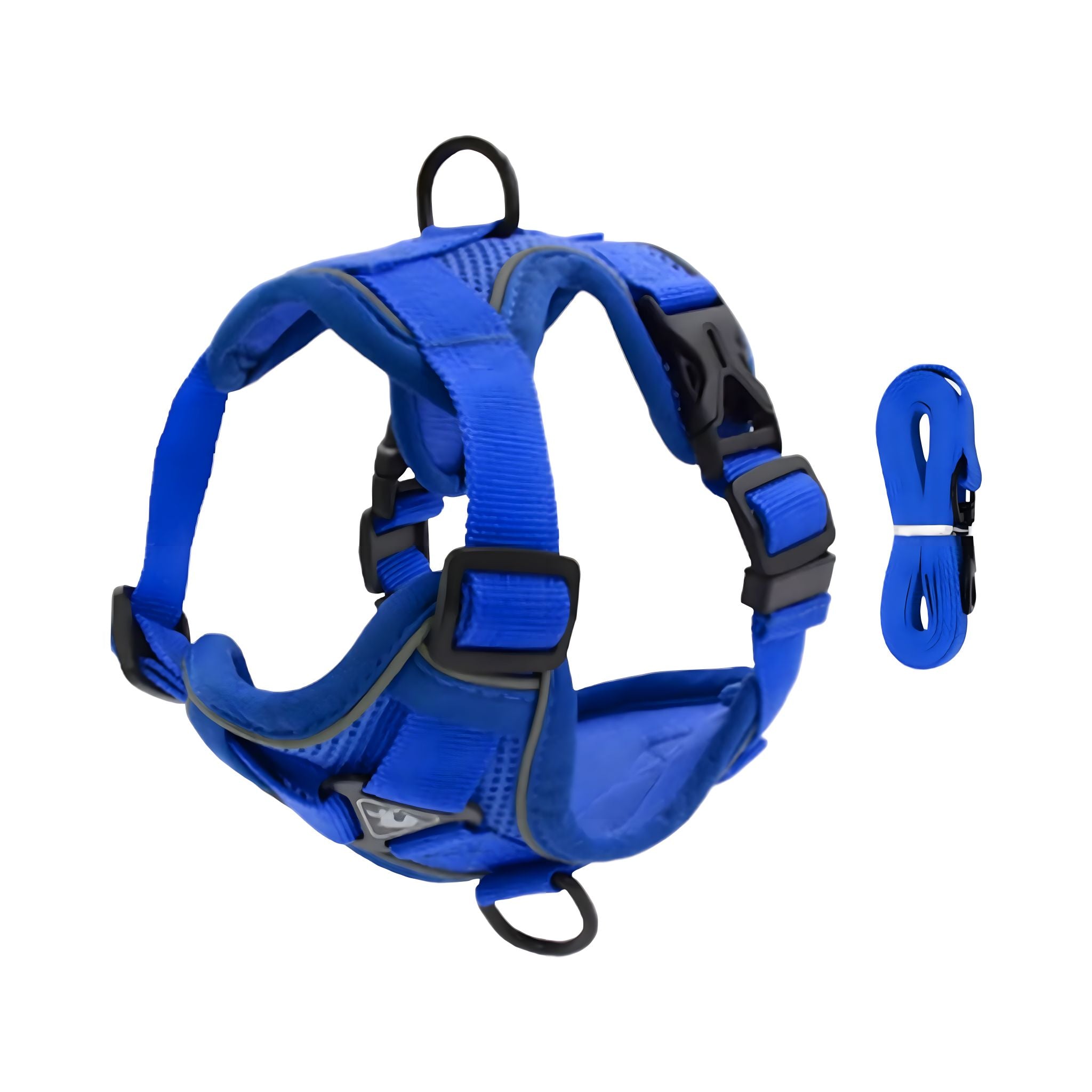 Reflective Comfort Cat Harness Collar Luxe Pet Store Blue S 