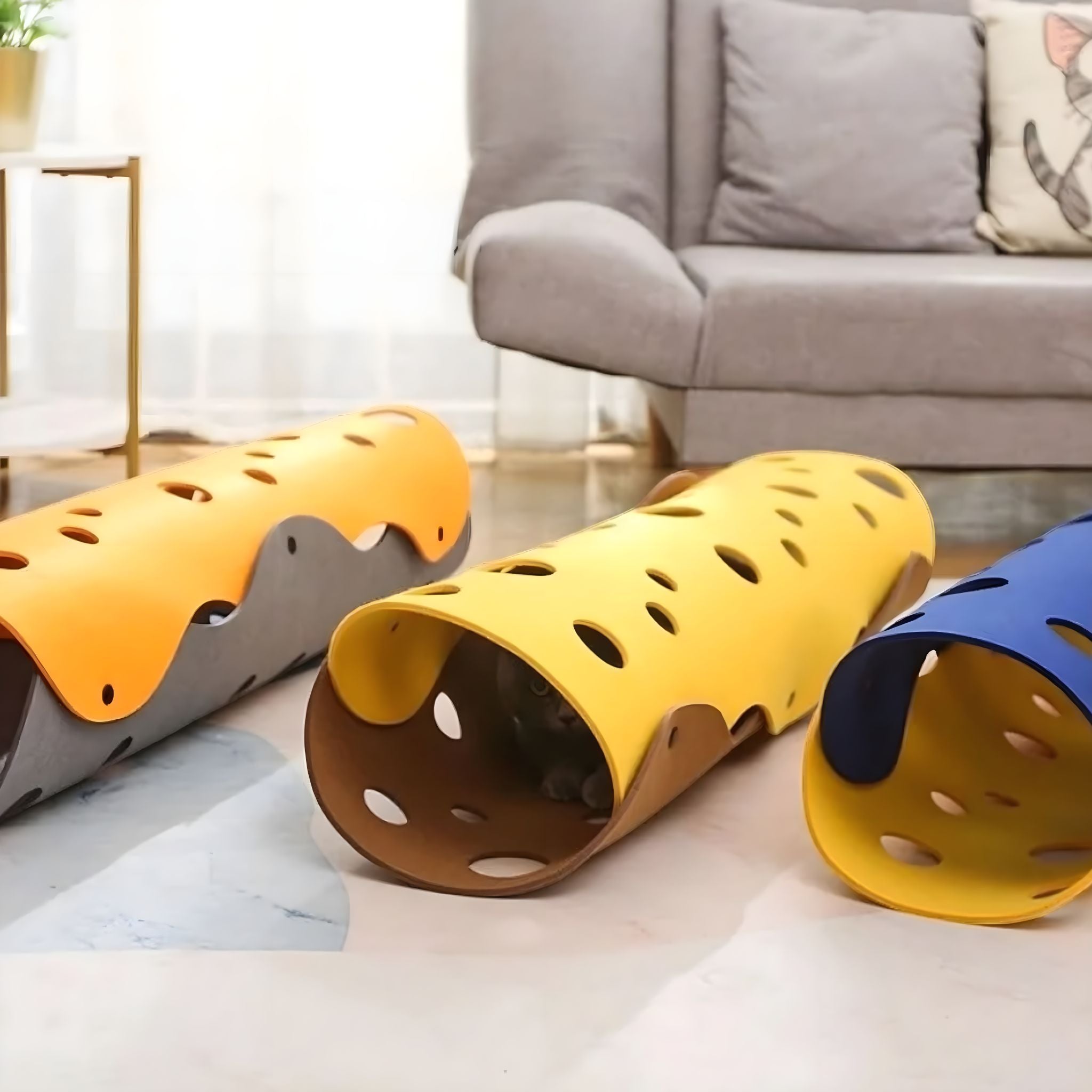 Cozy Craze Cat Tunnel Cat Toy Luxe Pet Store 