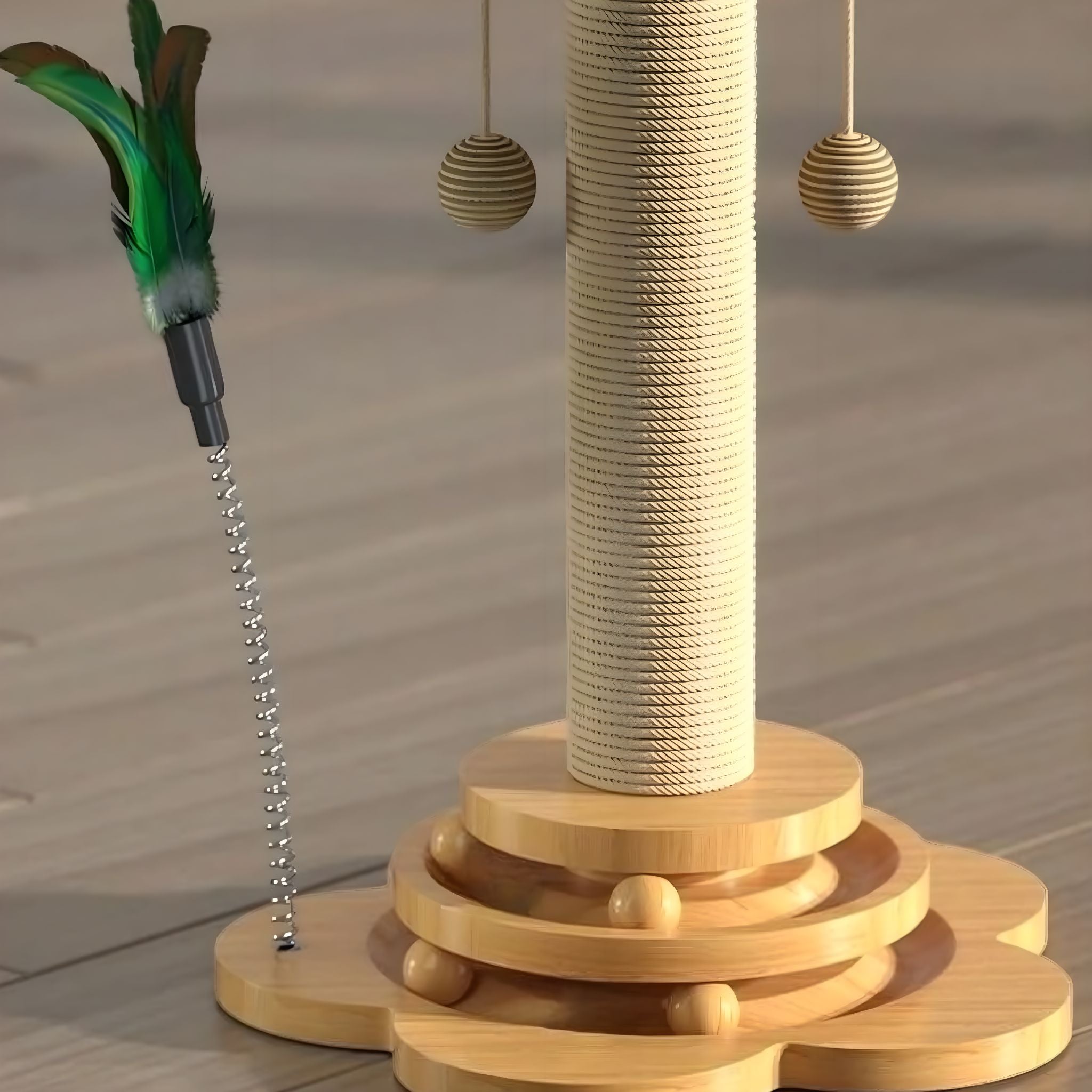 Spin and Scratch Tower