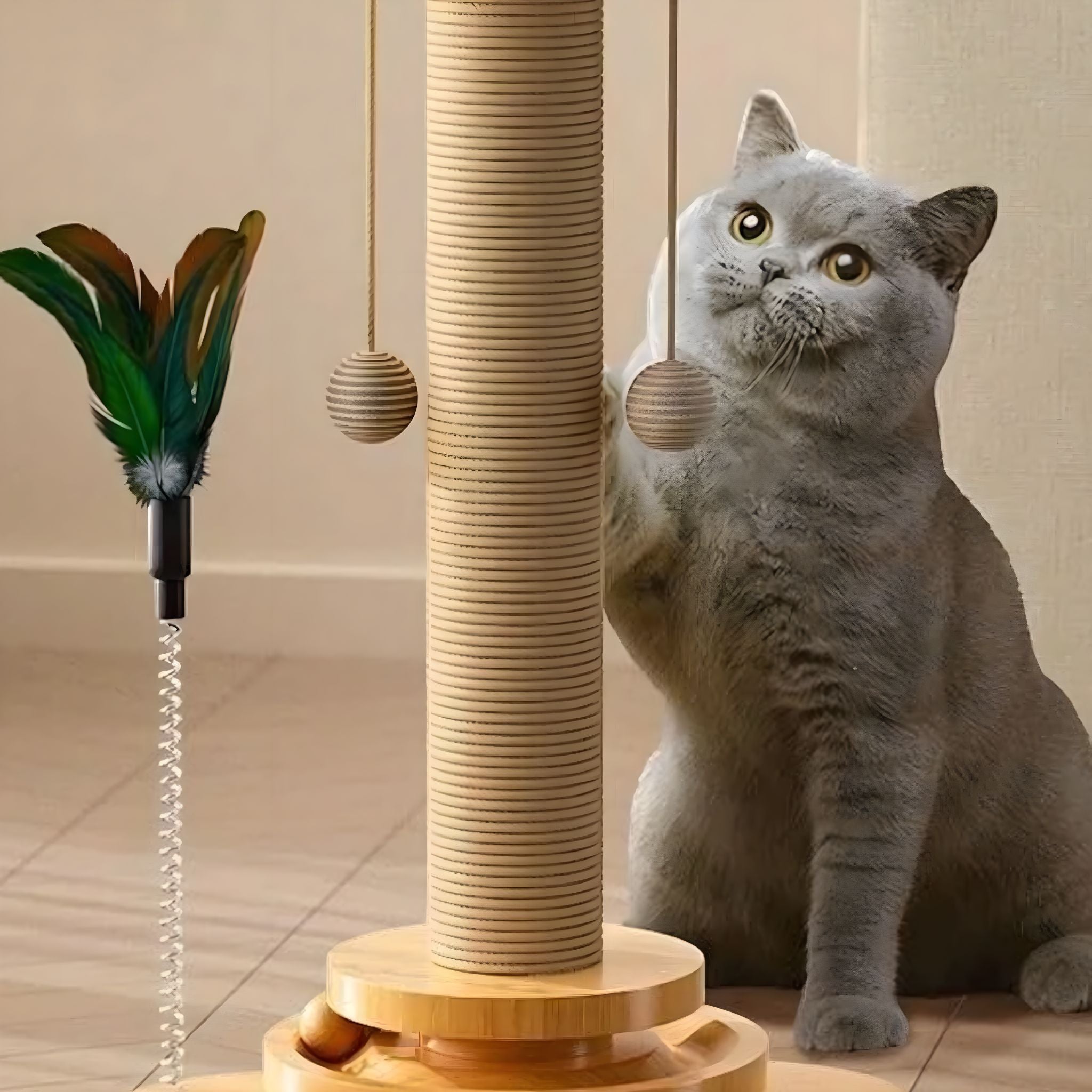 Spin and Scratch Tower