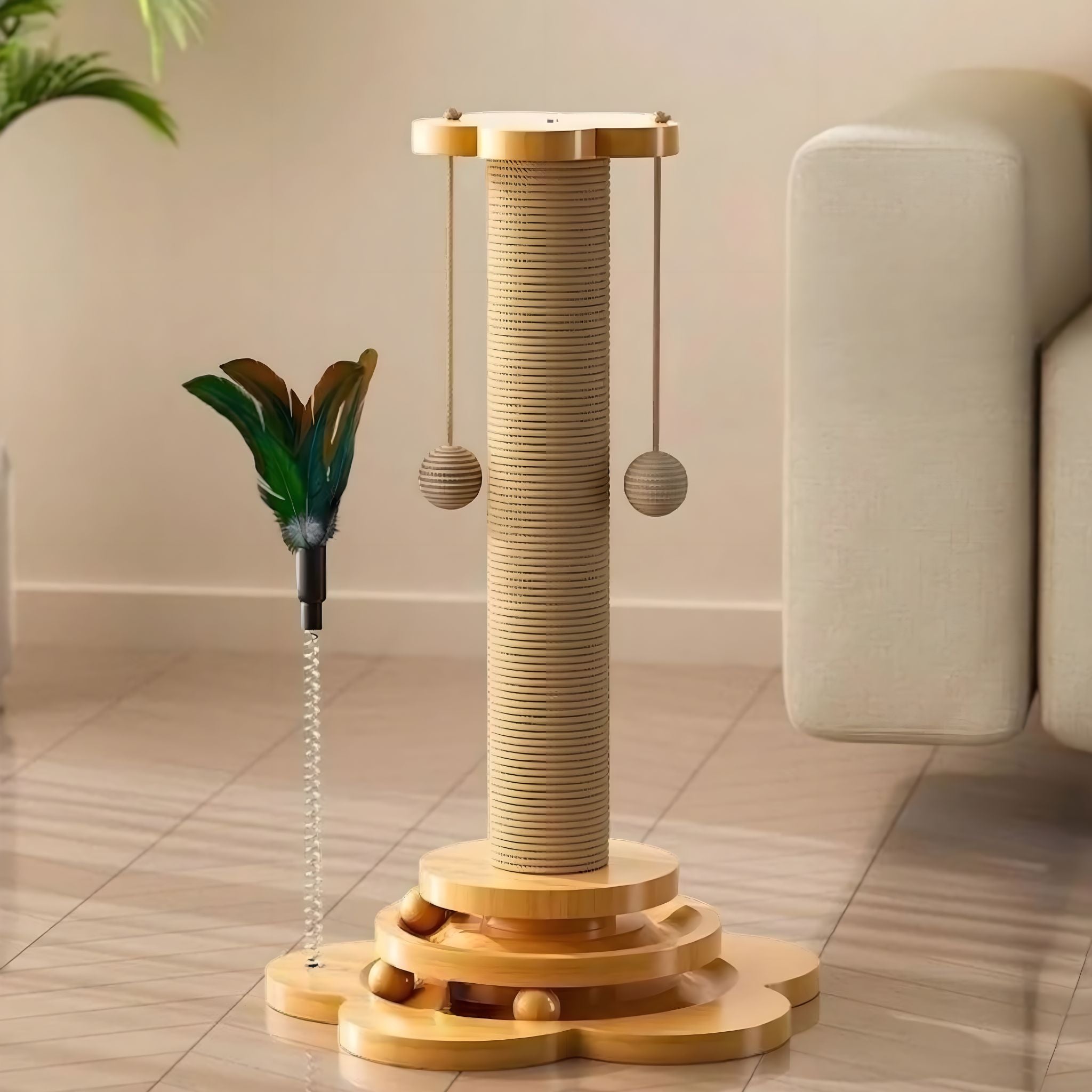 Spin and Scratch Tower