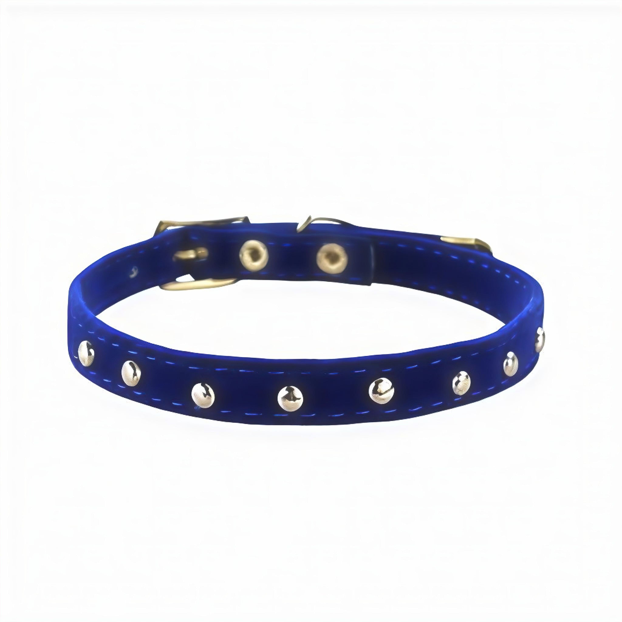 Studded Cat + Dog Collar Collar USAdrop Blue 