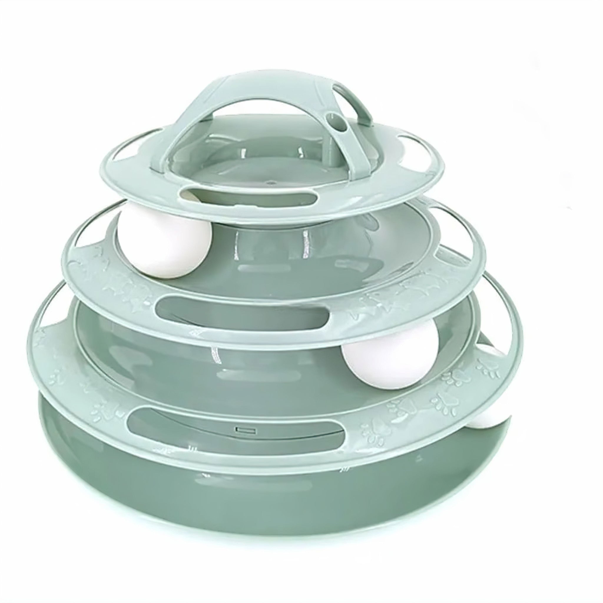 Purrfect Spiral Tower Cat Toy USAdrop Green 