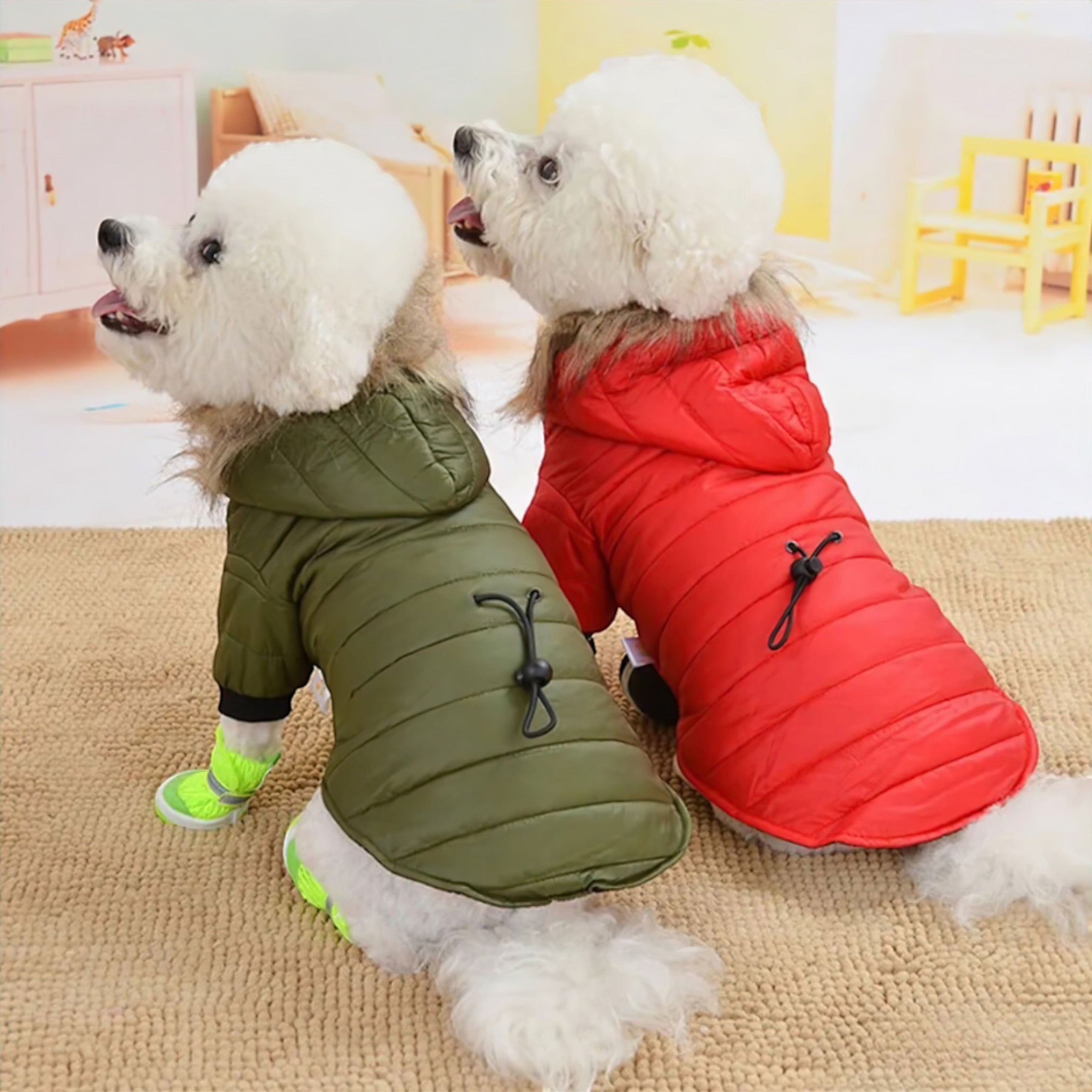 Windproof Dog Hoodie Dog Clothing USAdrop 