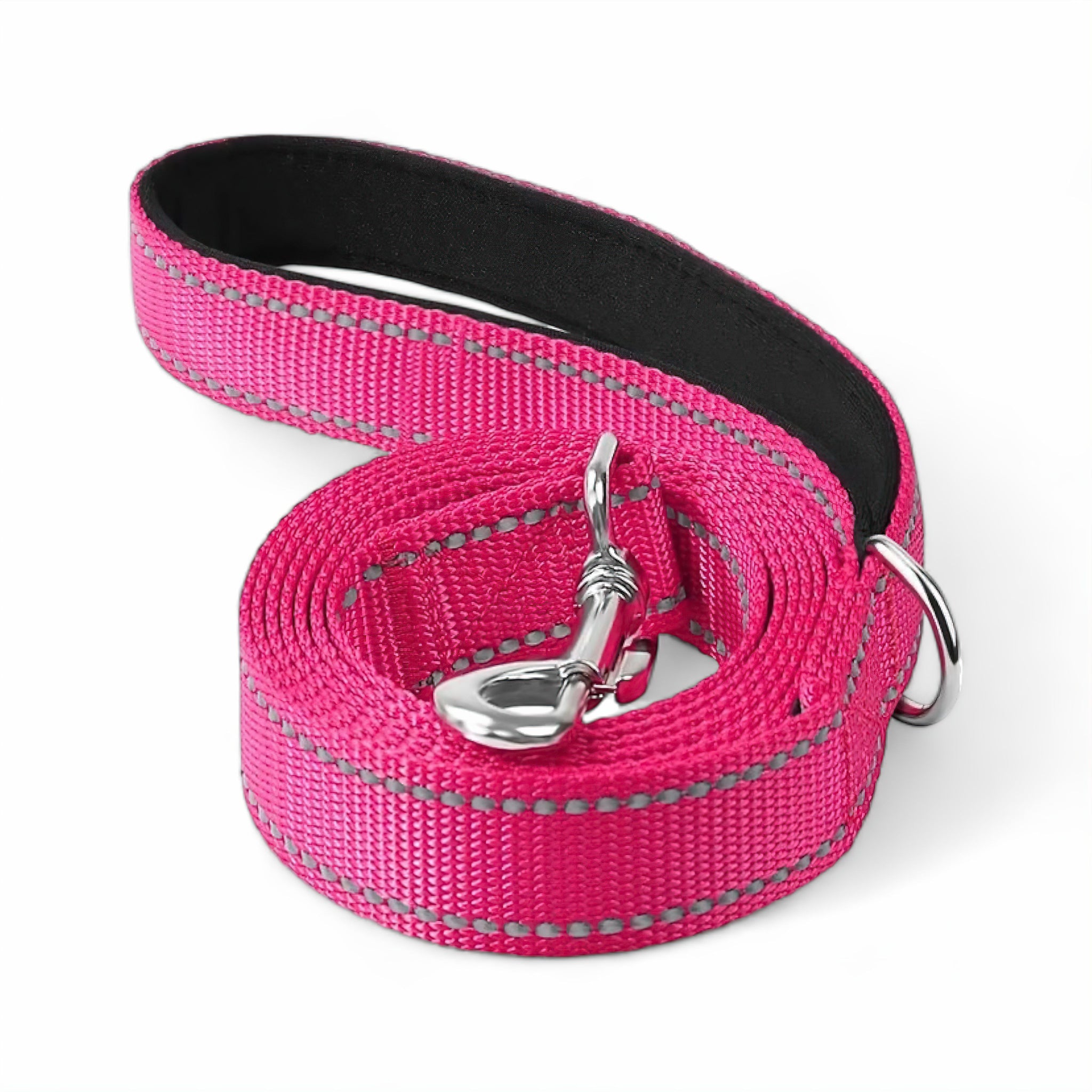 Night Glow Dog Leash leash Luxe Pet Store Pink S 