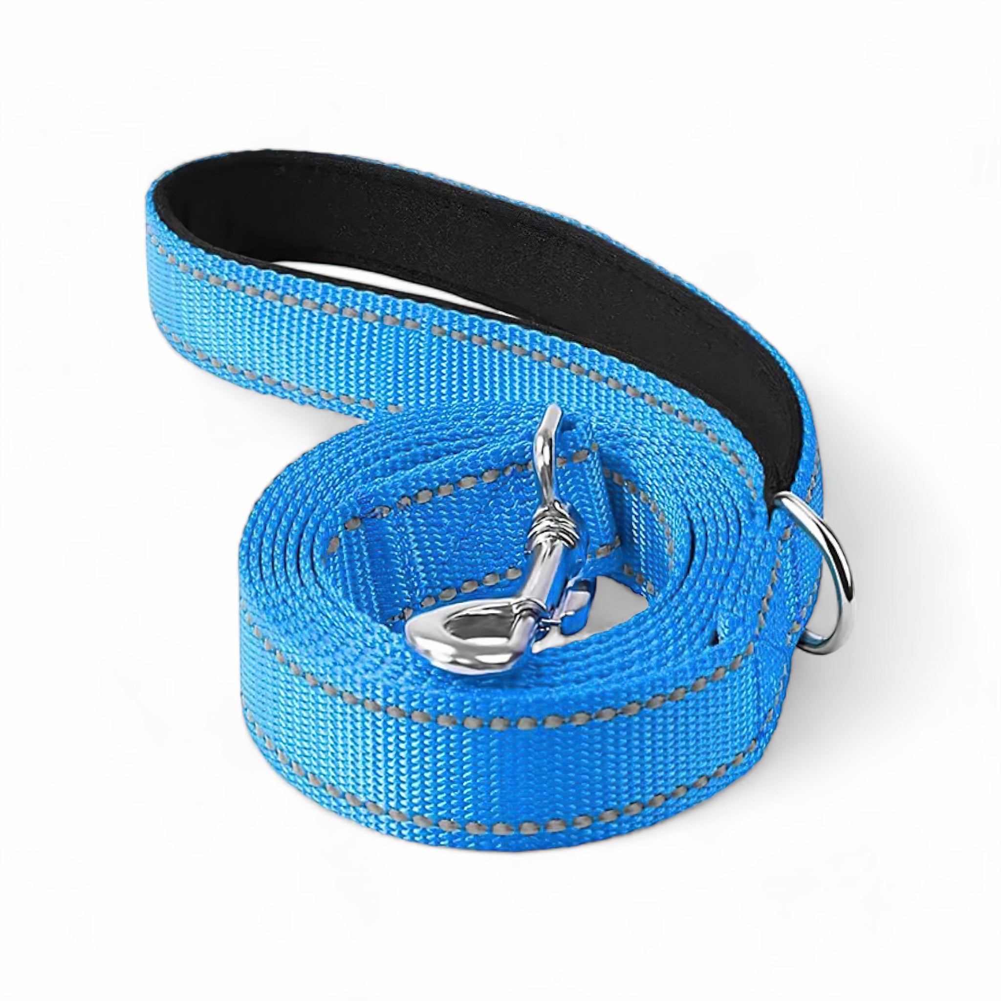 Night Glow Dog Leash leash Luxe Pet Store Blue S 