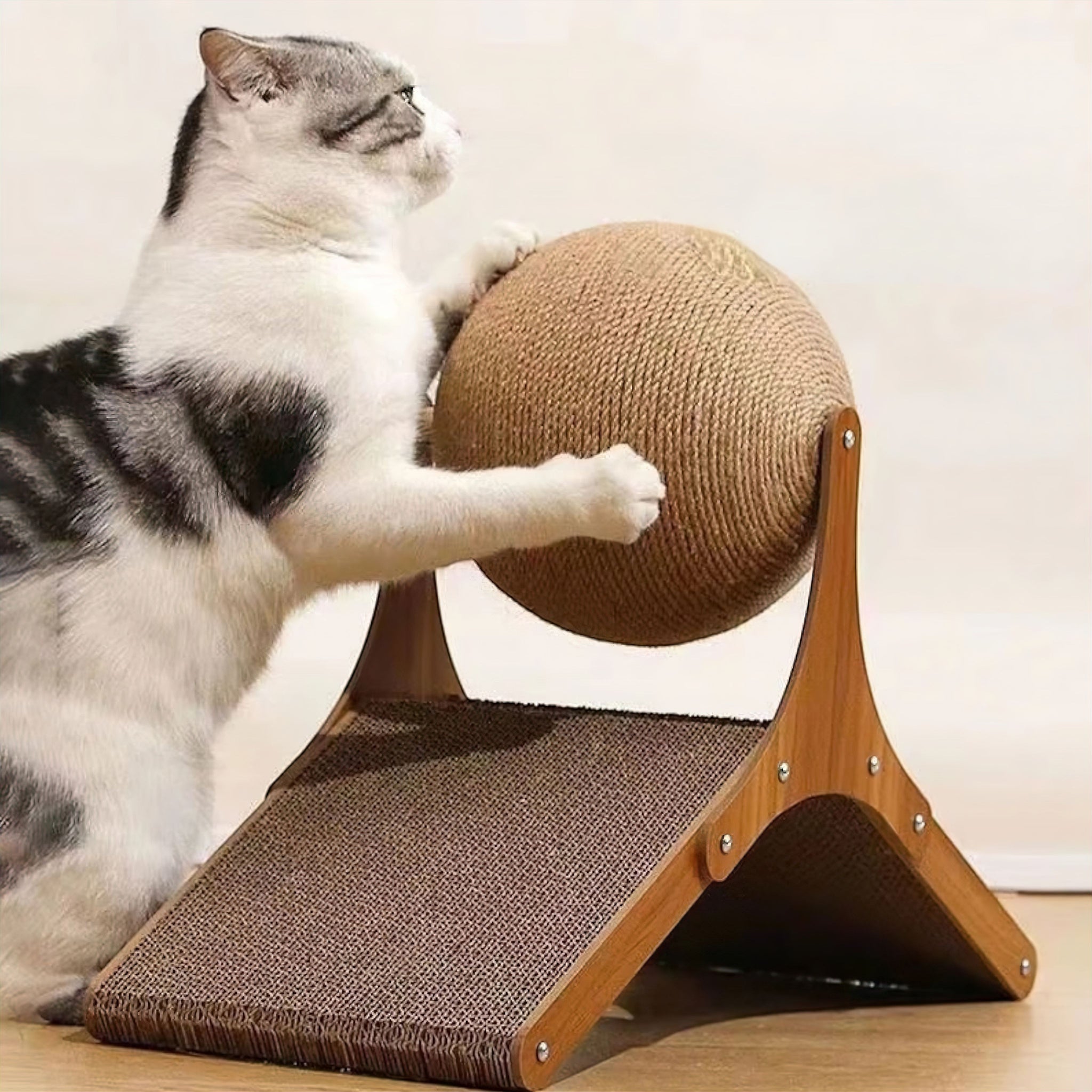 Purr Tower Cat Toy Luxe Pet Store Triangle 