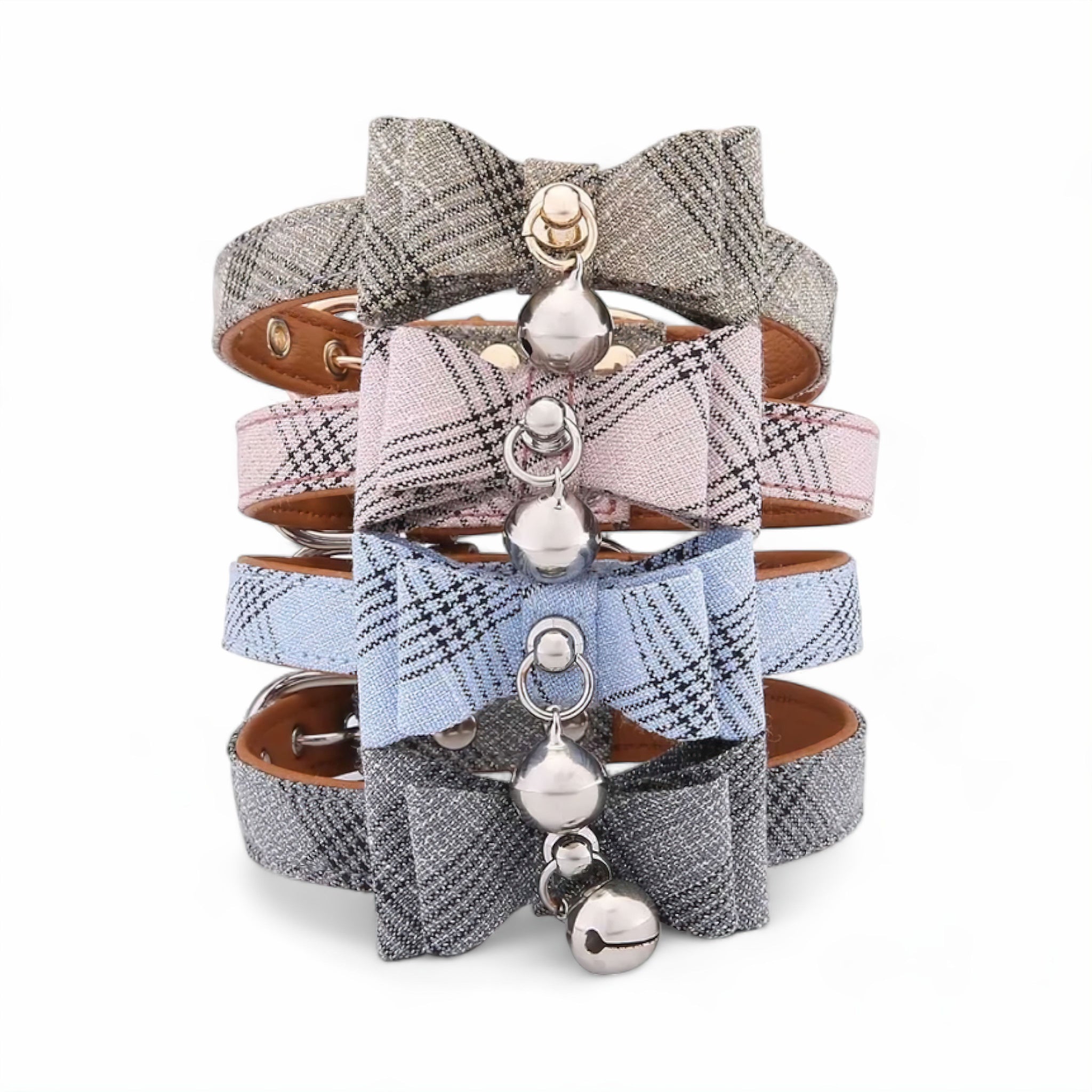 Purrfect Bow Charm Collar Luxe Pet Store 