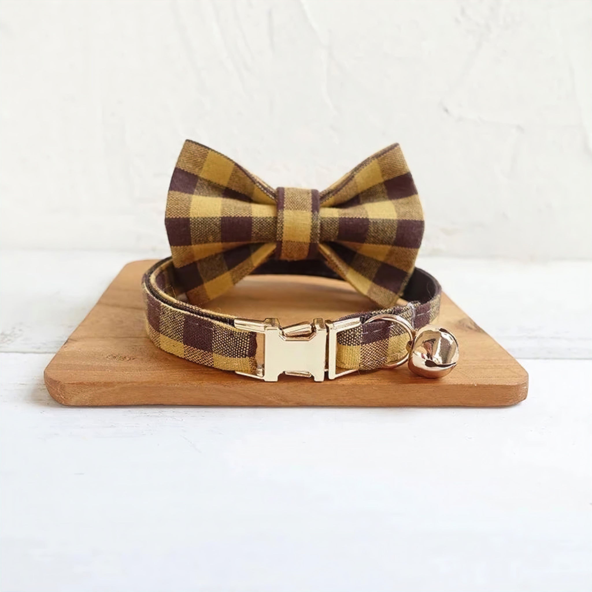 Plaid Cat Collar