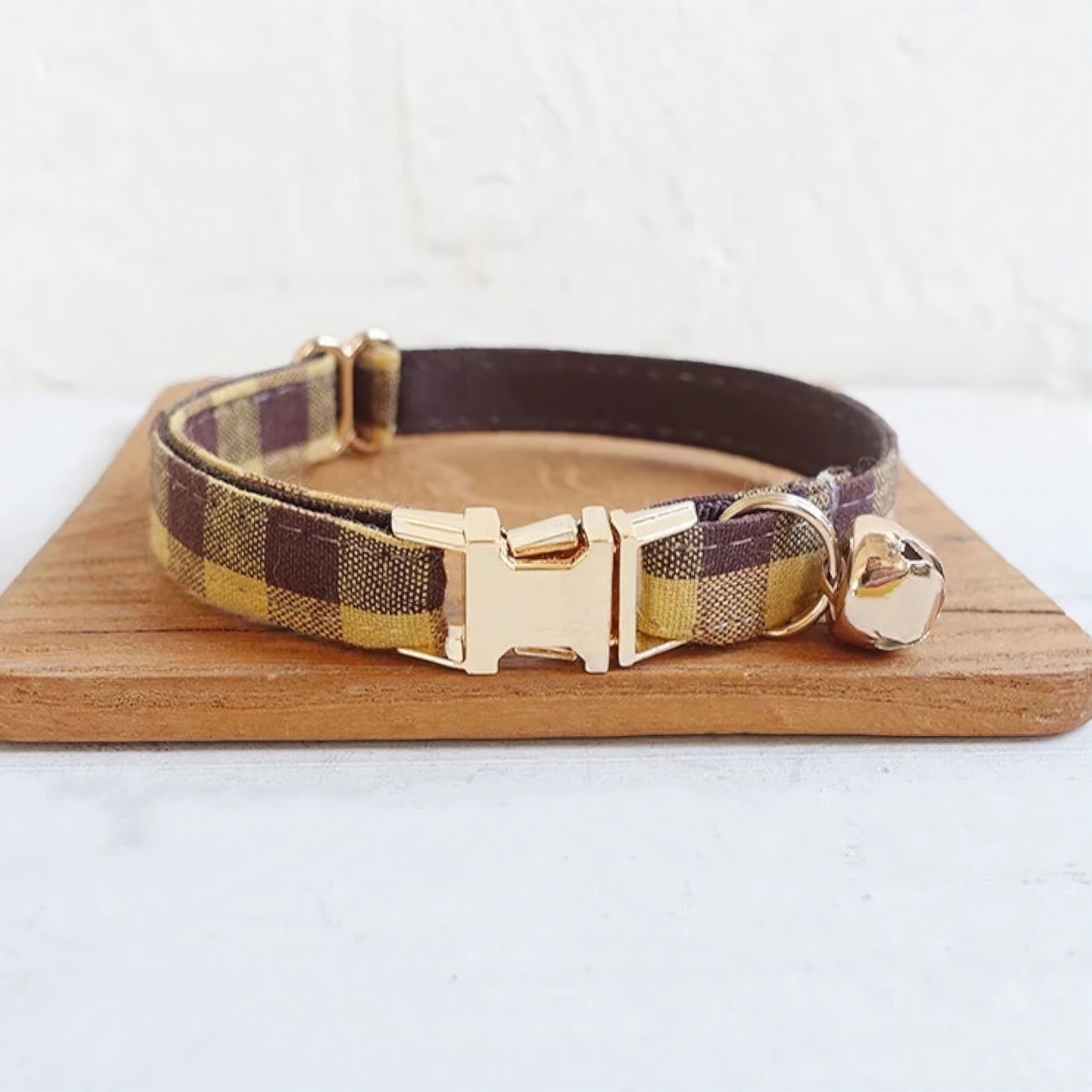 Plaid Cat Collar