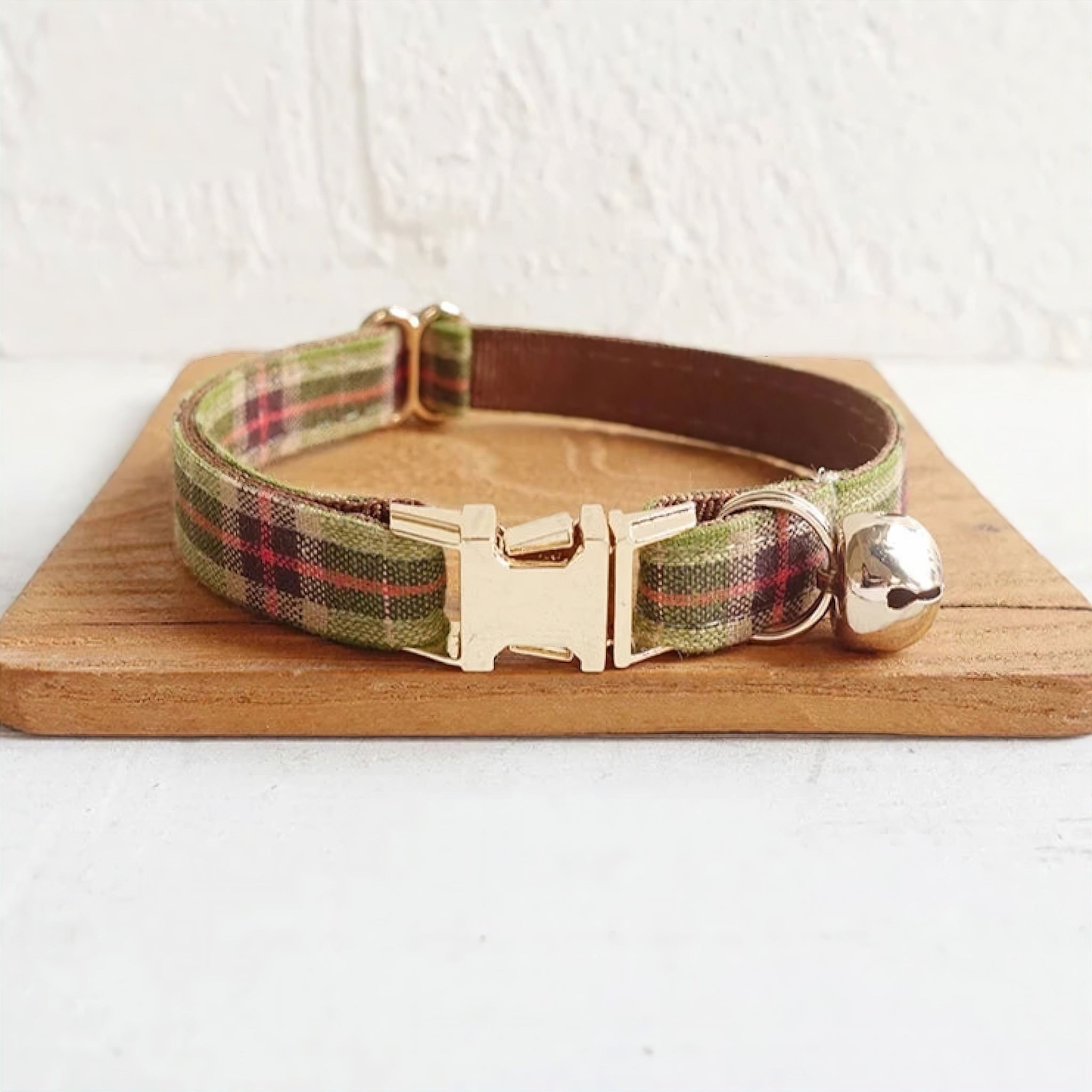 Plaid Cat Collar