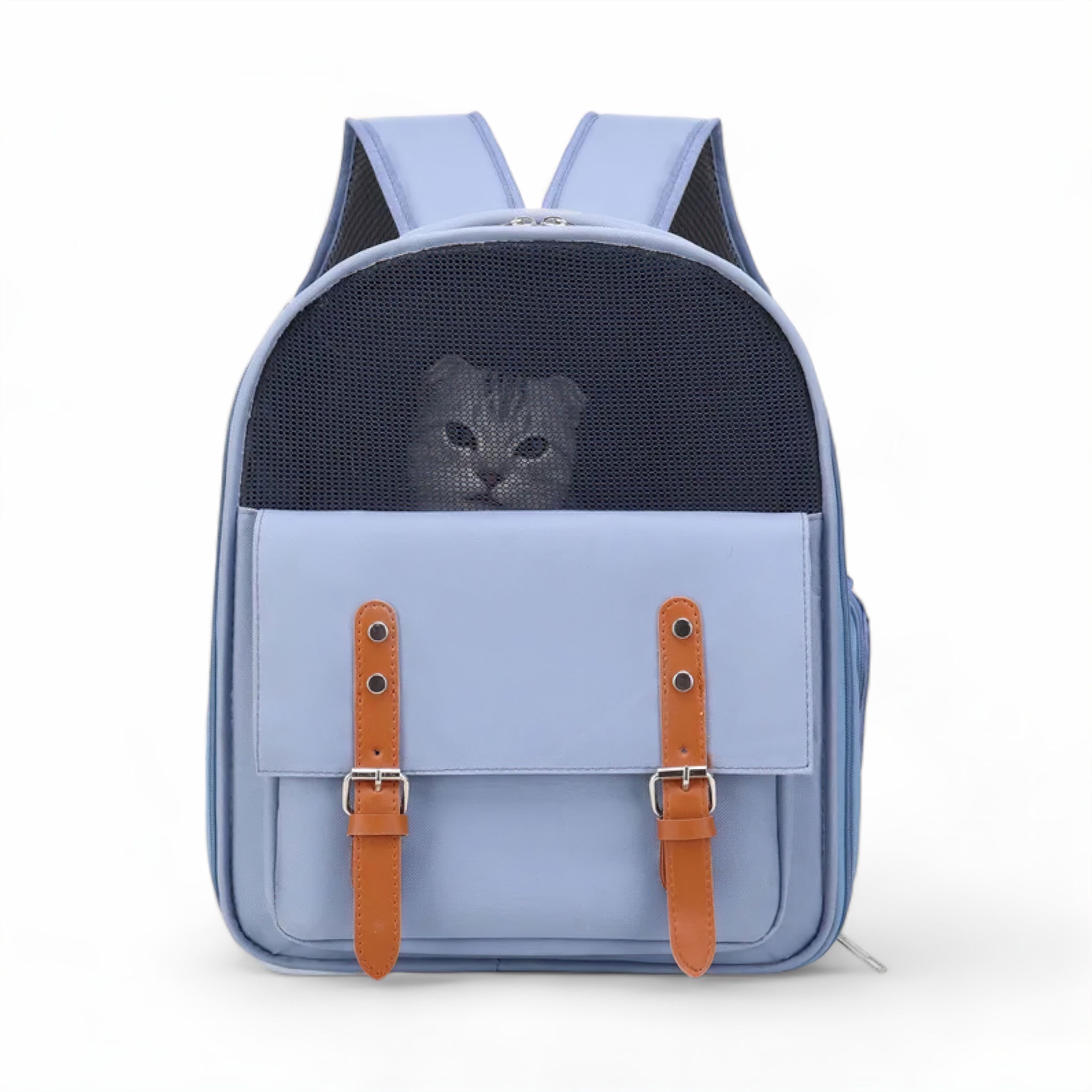 Purr Pack Cat Backpack Luxe Pet Store Blue 