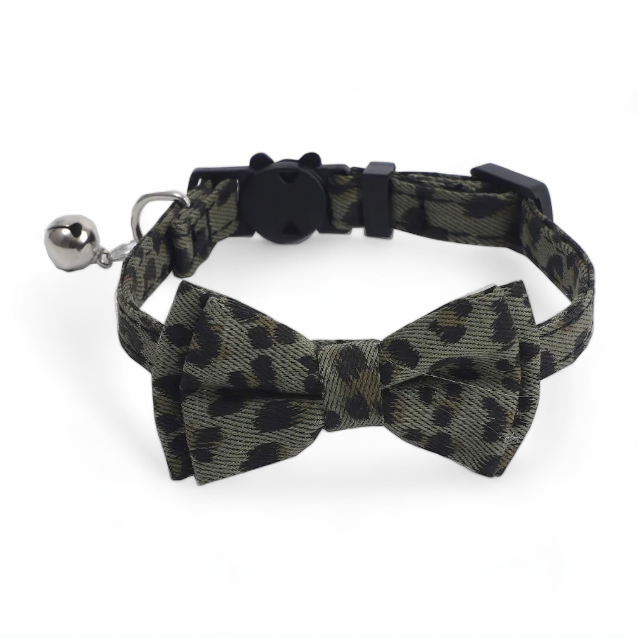 Leopard PurrBow Collar