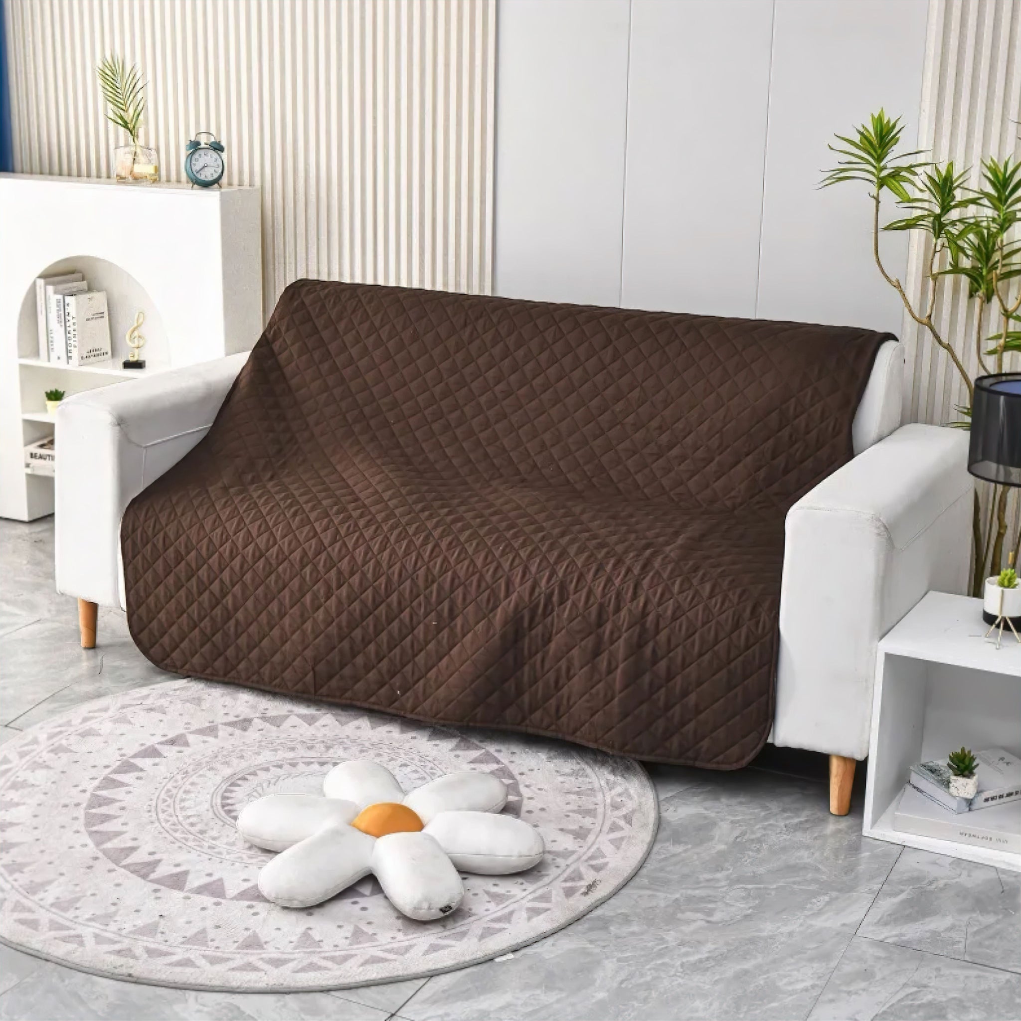 Cozy Couch Cover Sleeping Bed Luxe Pet Store Chocolate 100 x 130cm 