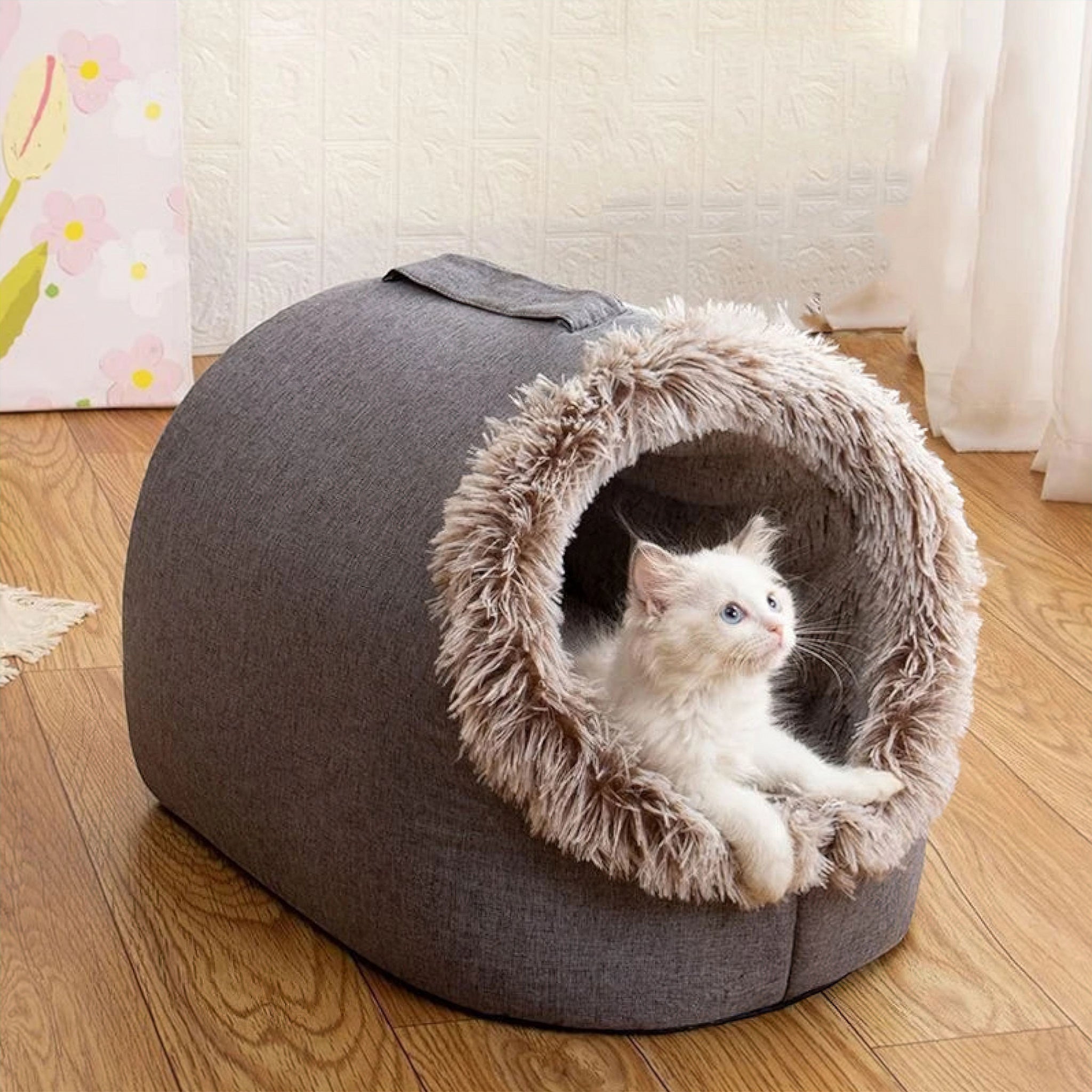 Winter Comfort Cozy Bed Cat Bed Luxe Pet Store 