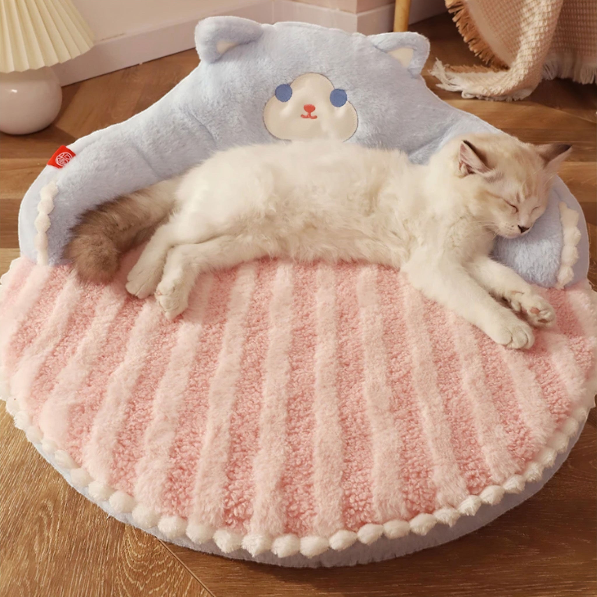 Plush Bear Bed Pet Bed Luxe Pet Store Pink 