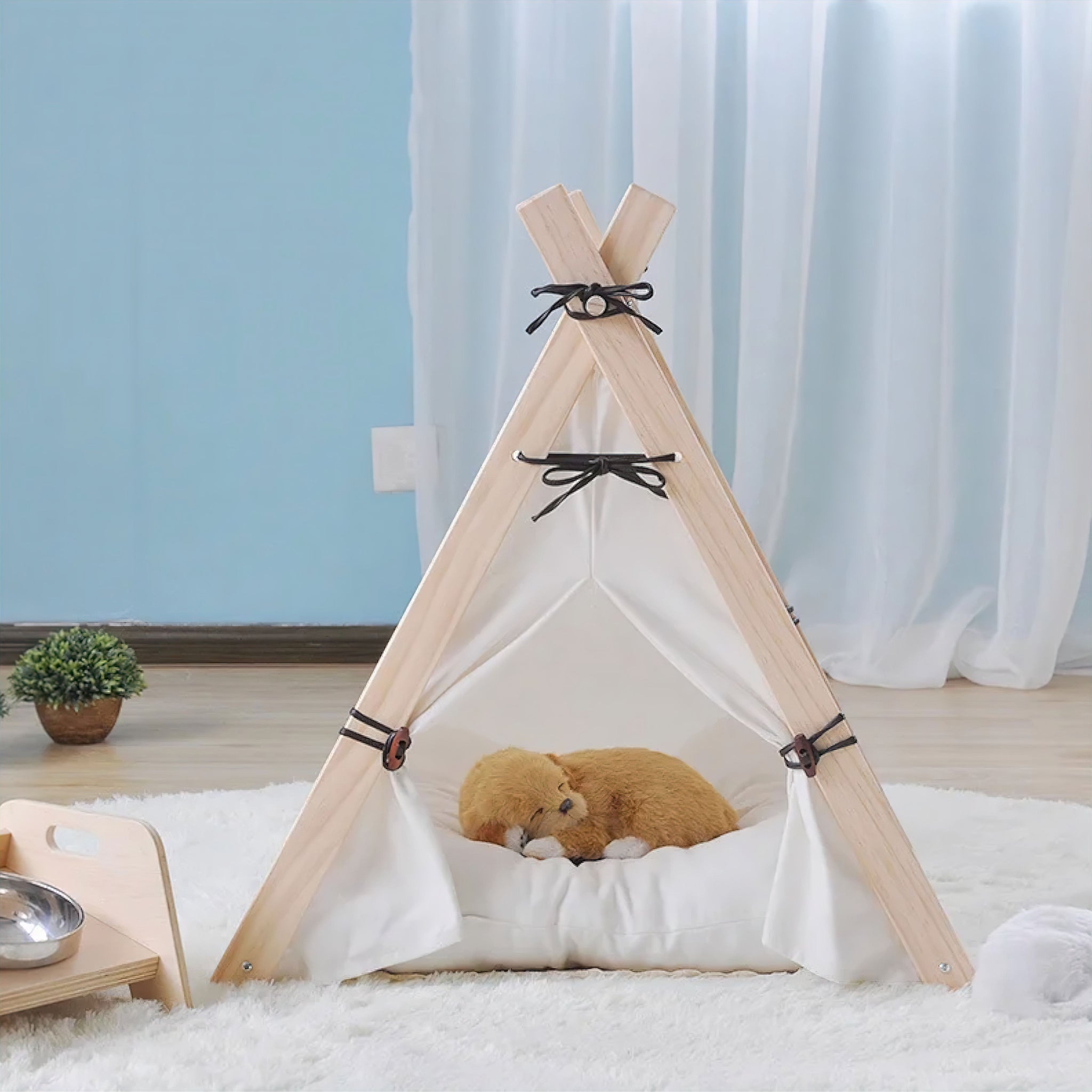 Wooden Pet Tent Pet House Luxe Pet Store 