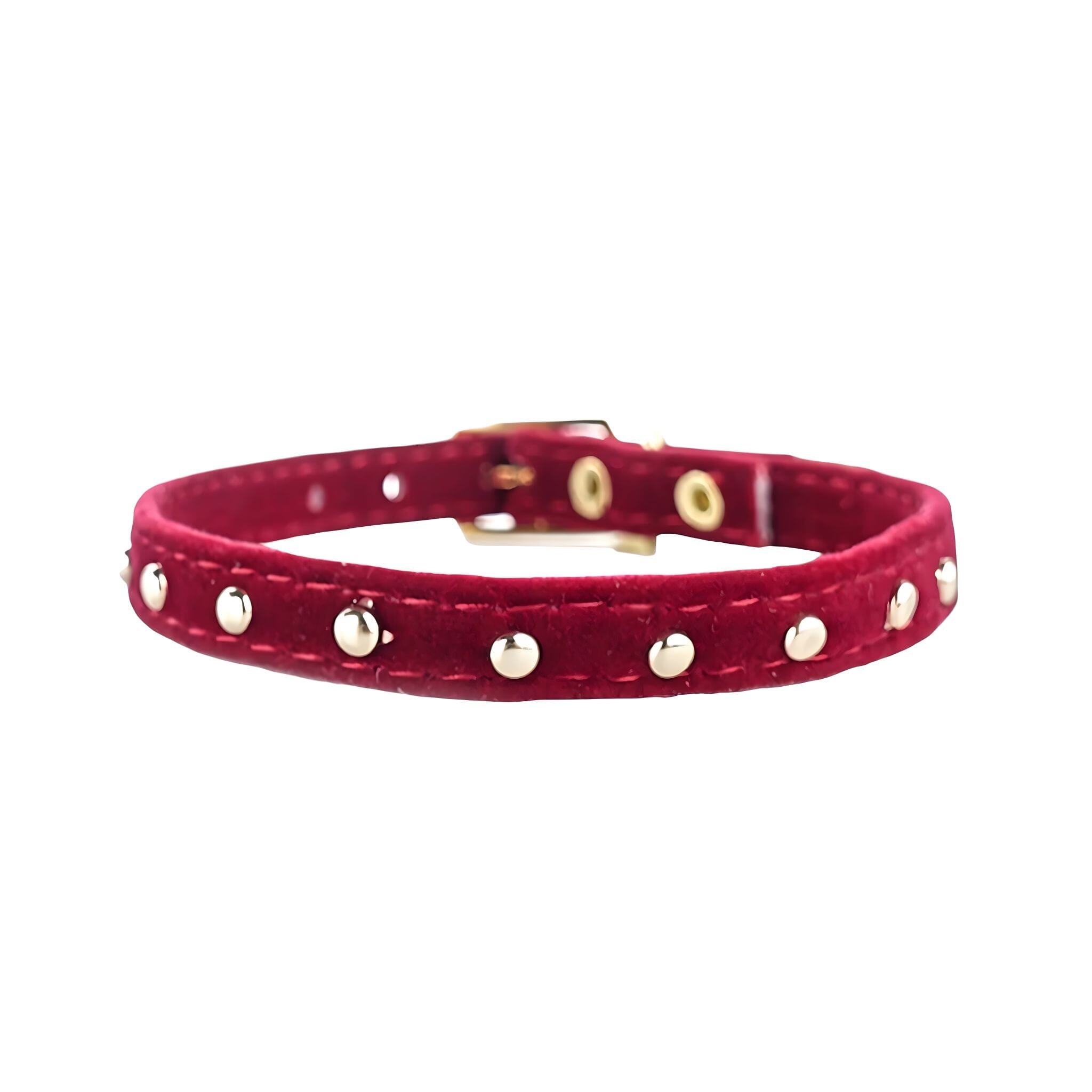 Studded Cat + Dog Collar Collar USAdrop Red 