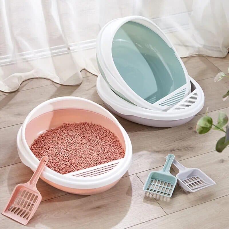 Open-Top Cat Litter Box