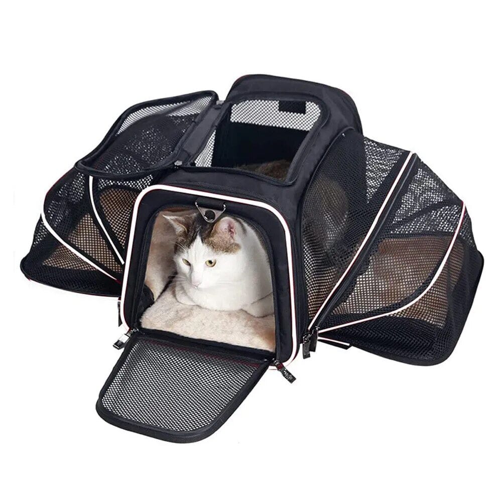 Outdoor Travel Bag Pet Carrier Handbag USAdrop White S 