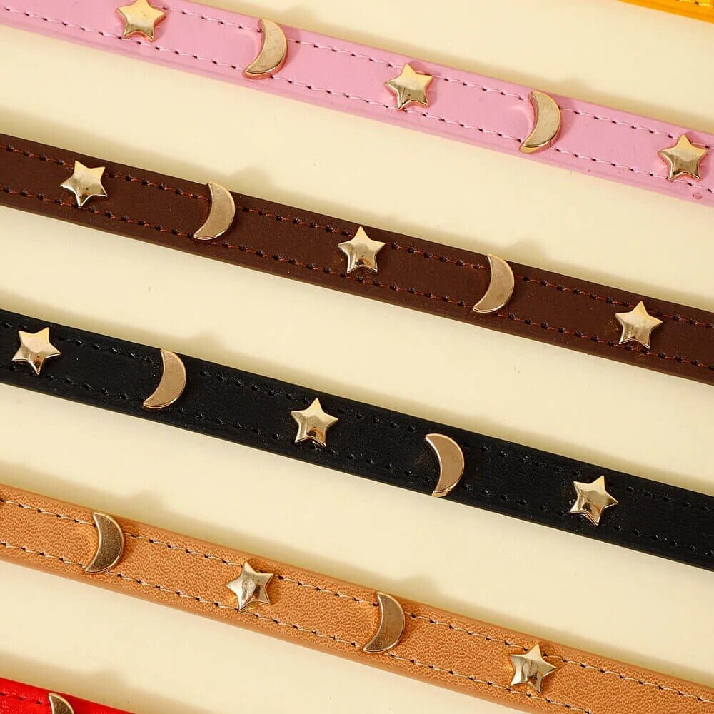 Star Moon Pet Collar Pet Collar USAdrop 