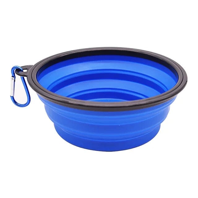 Foldable Pet Bowl bowl USAdrop Blue 10oz (350mL) 