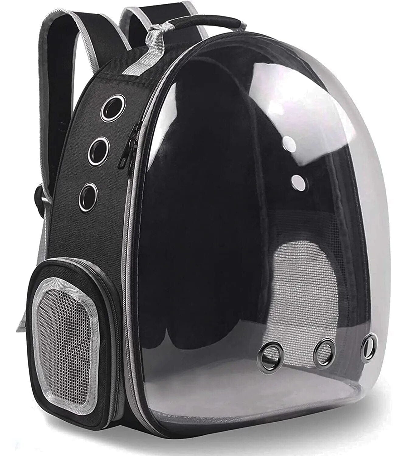 Bubble Travel Backpack Pet Travel Bag Luxe Pet Store Black 