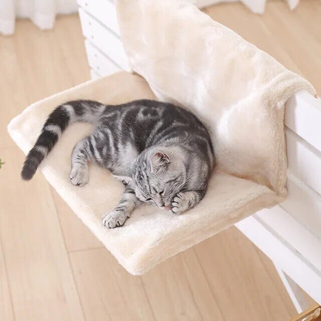 HangPurr Cat Bed Haven Cat Bed USAdrop Beige 