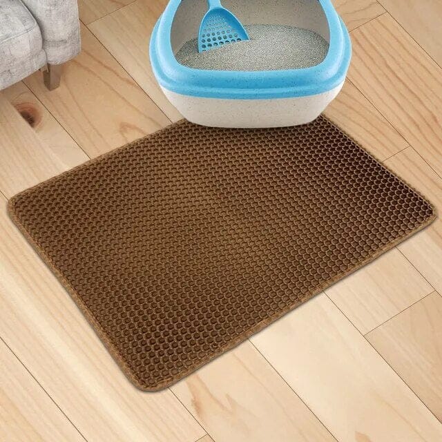 Pet Litter Mat Litter Tray USAdrop Coffee 30x30 cm 