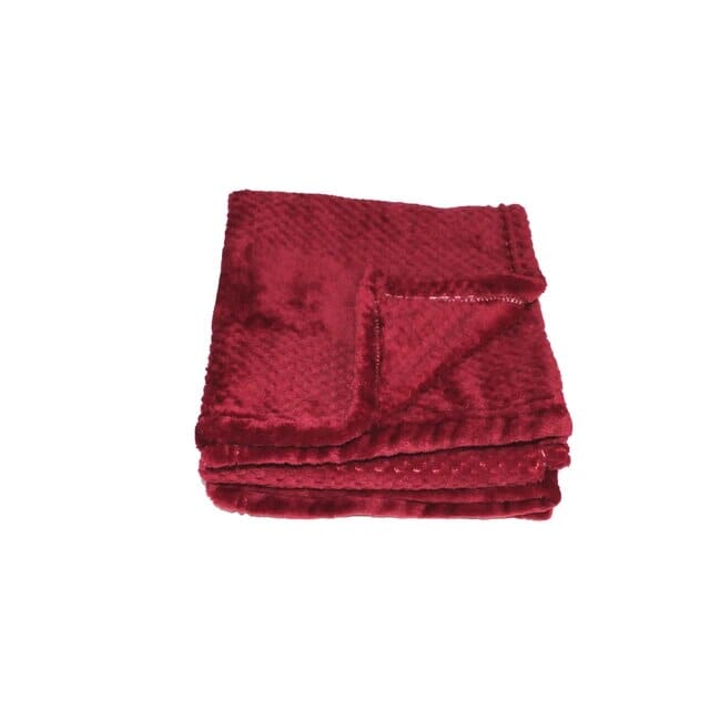 Snuggle Paws Pet Blanket Pet Clothing USAdrop Burgundy 50 x 70cm 