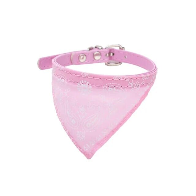 Bandana Pet Collar Cat Bandana Luxe Pet Store Pink 