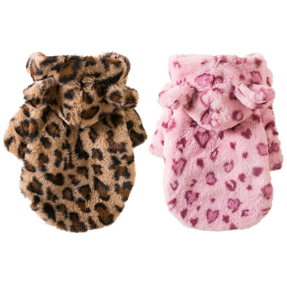 Leopard Print Jacket Dog Clothing USAdrop 