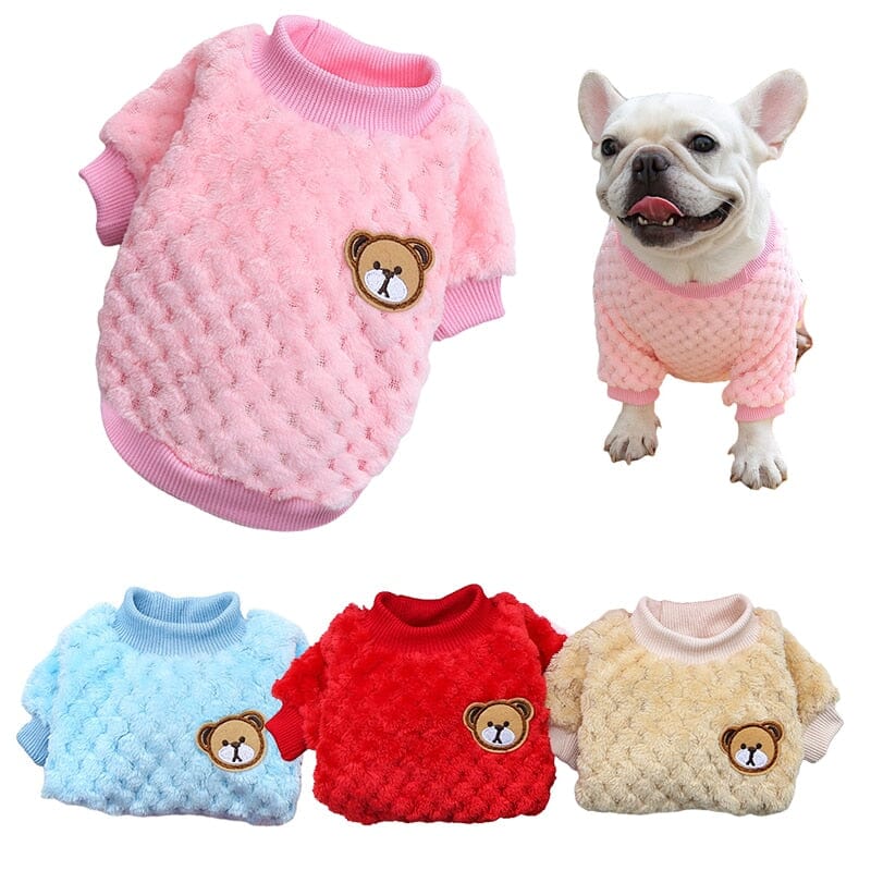 Winter Bear Jumper Dog Clothing USAdrop 