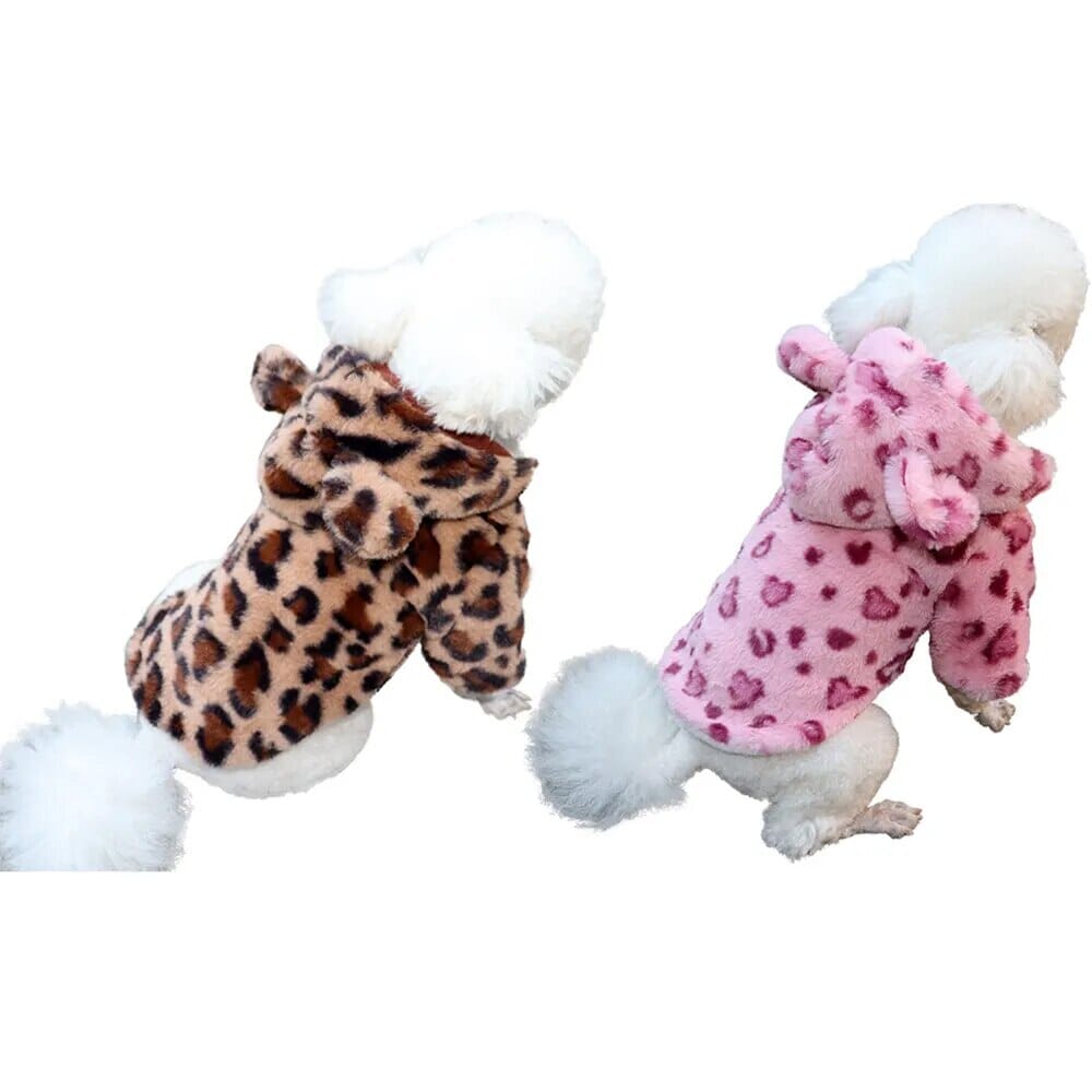 Leopard Print Jacket Dog Clothing USAdrop 