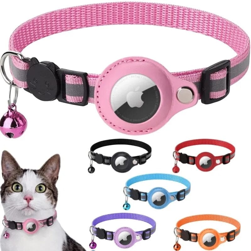 Pet Collar + AirTag Holder Cat Airtag Collar USAdrop 